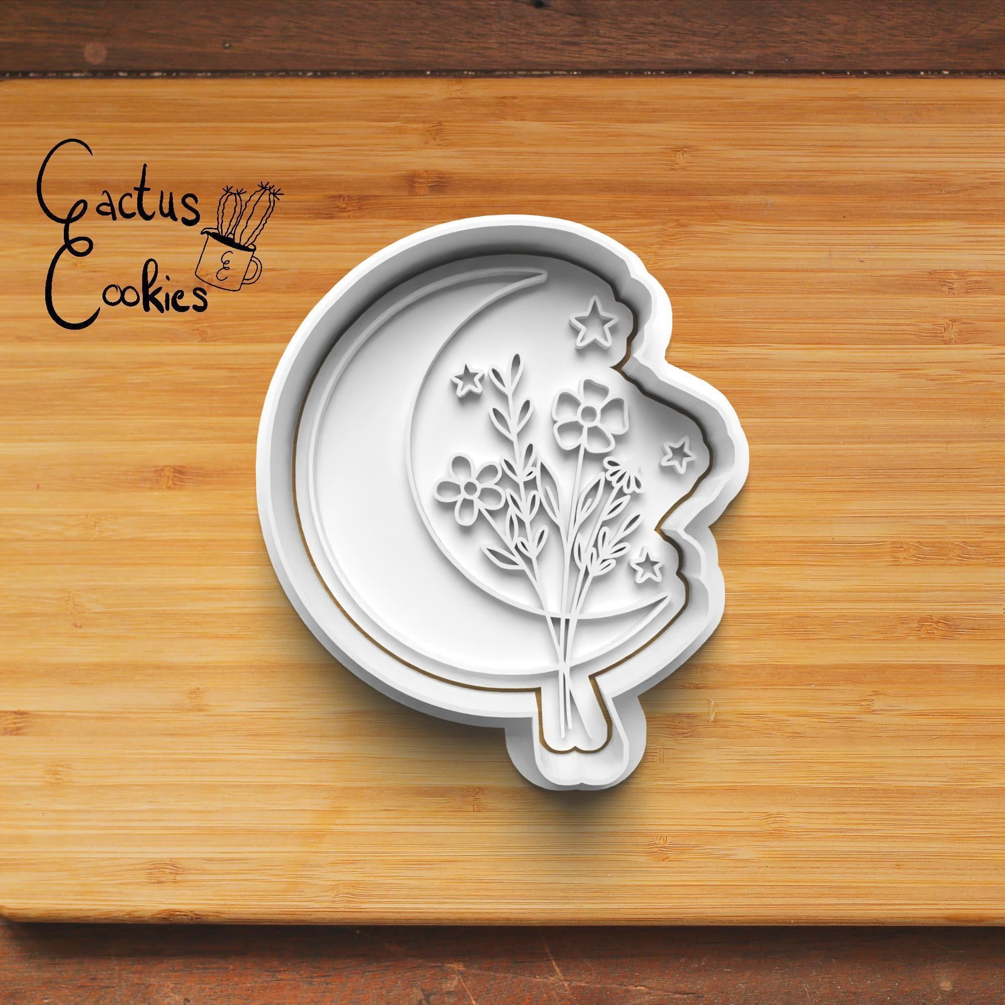 Blooming Cookie Cutter Stl File for 3d Printer 0221 3D print model_3