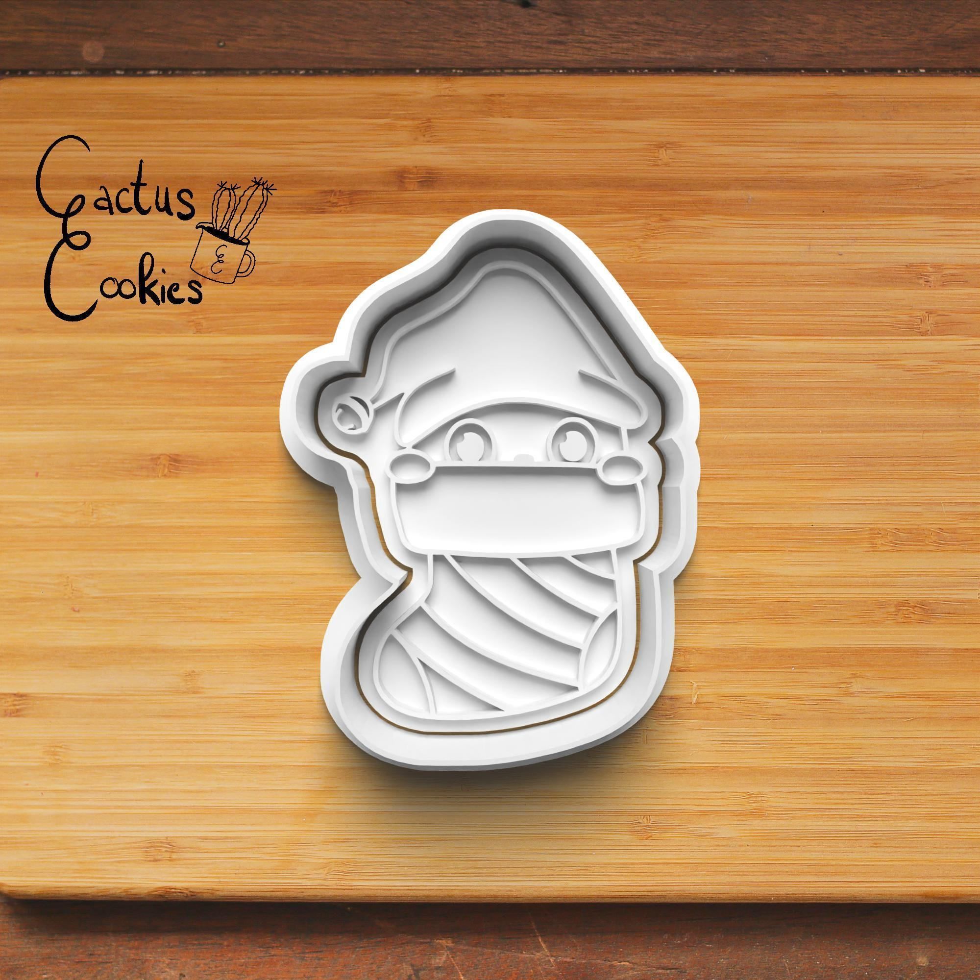 Christmas Cats Cookie Cutter Stl File for 3d Printer 0167 3D print model_2