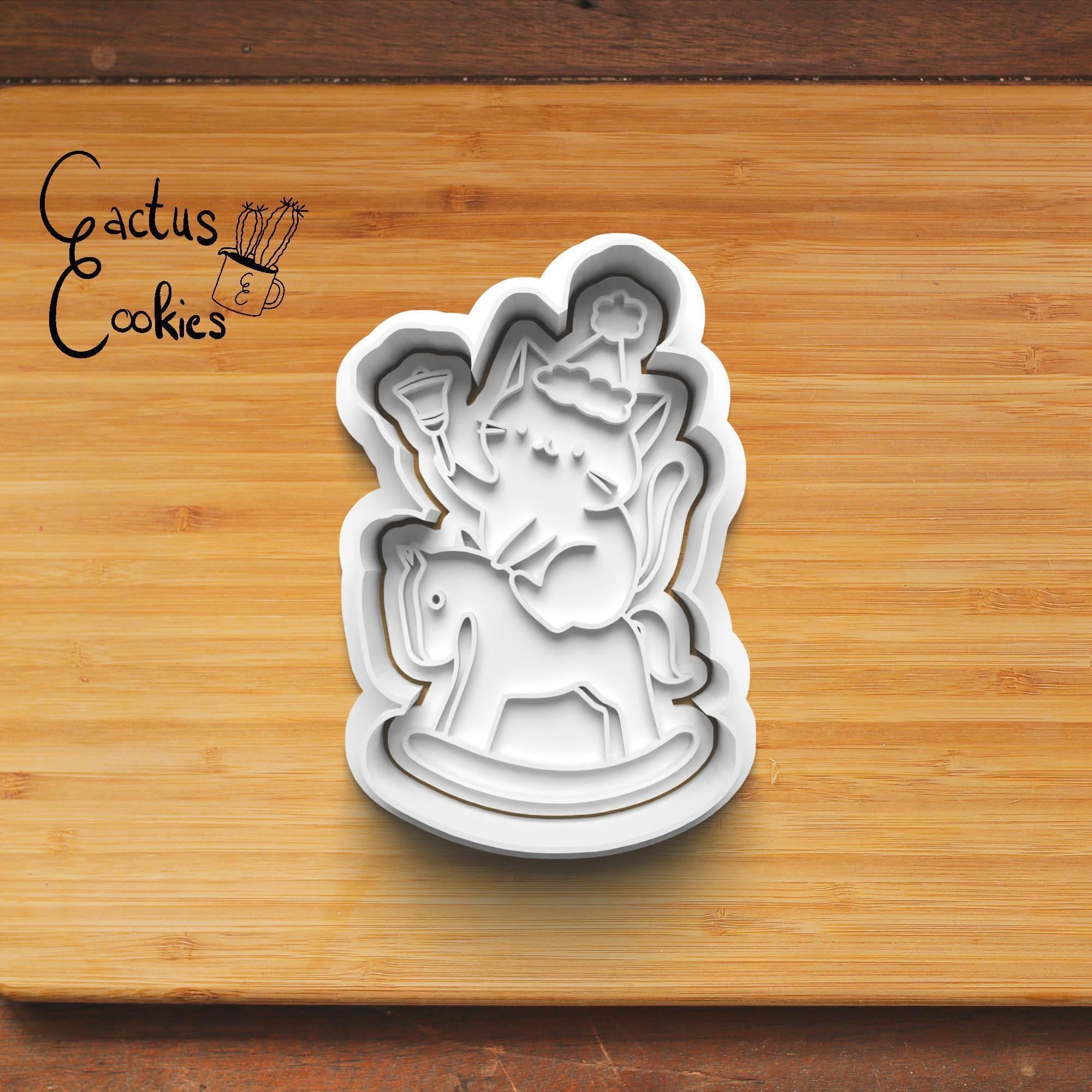 Christmas Cat Cookie Cutter Stl File for 3d Printer 0011 3D print model_3