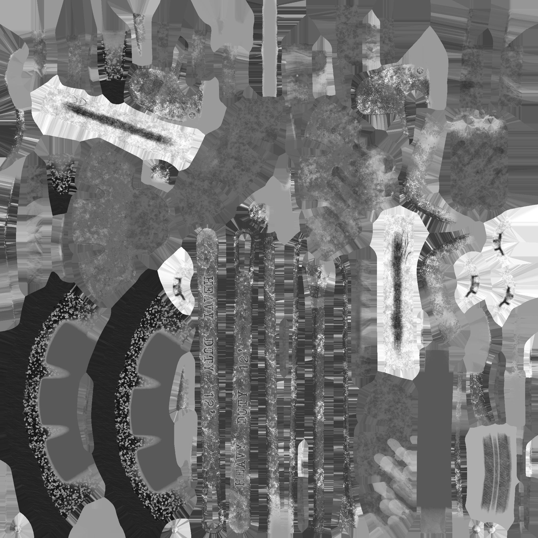 The axe of survival Axe wrench adjustable Low-poly 3D model_18