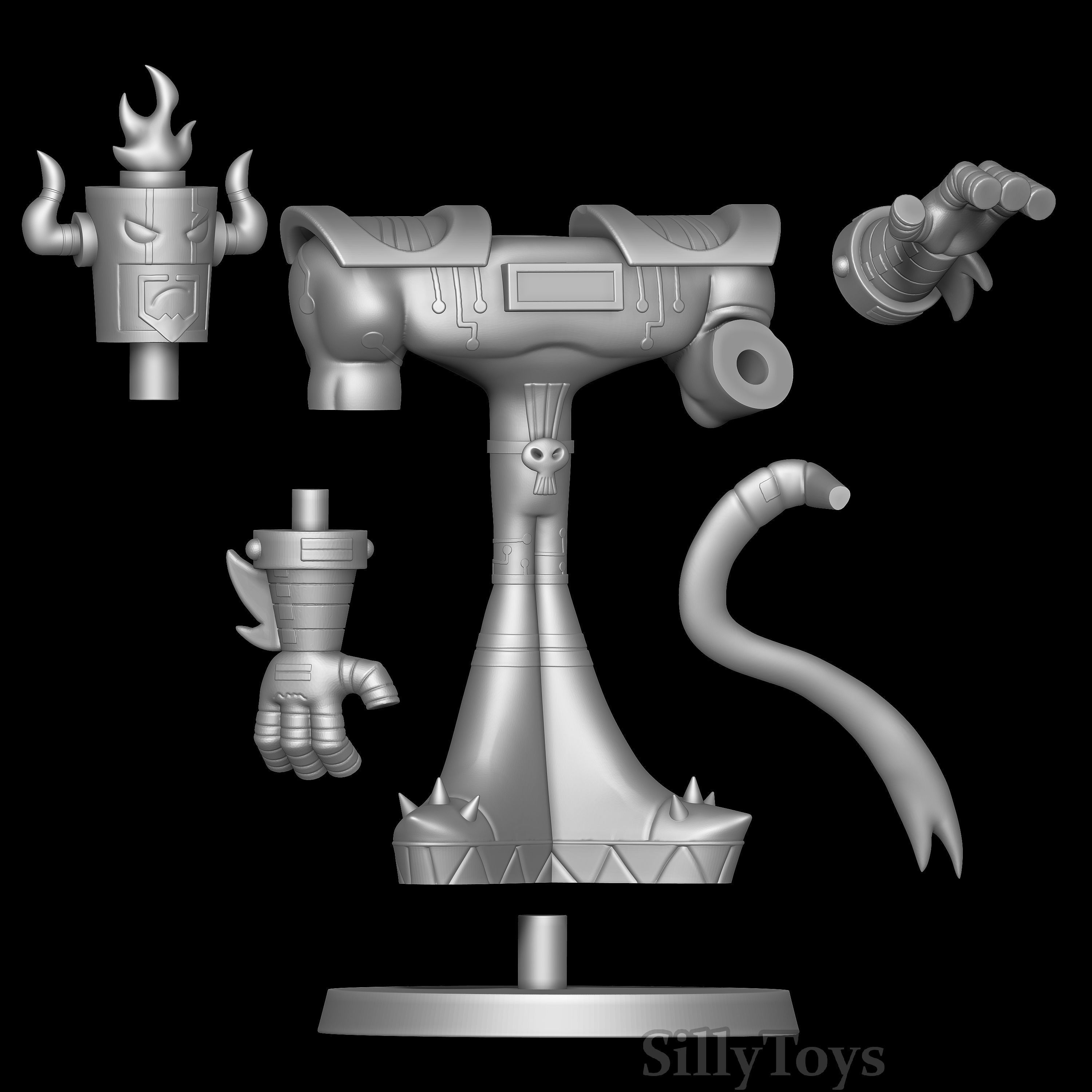 Shirley 3D print model_5