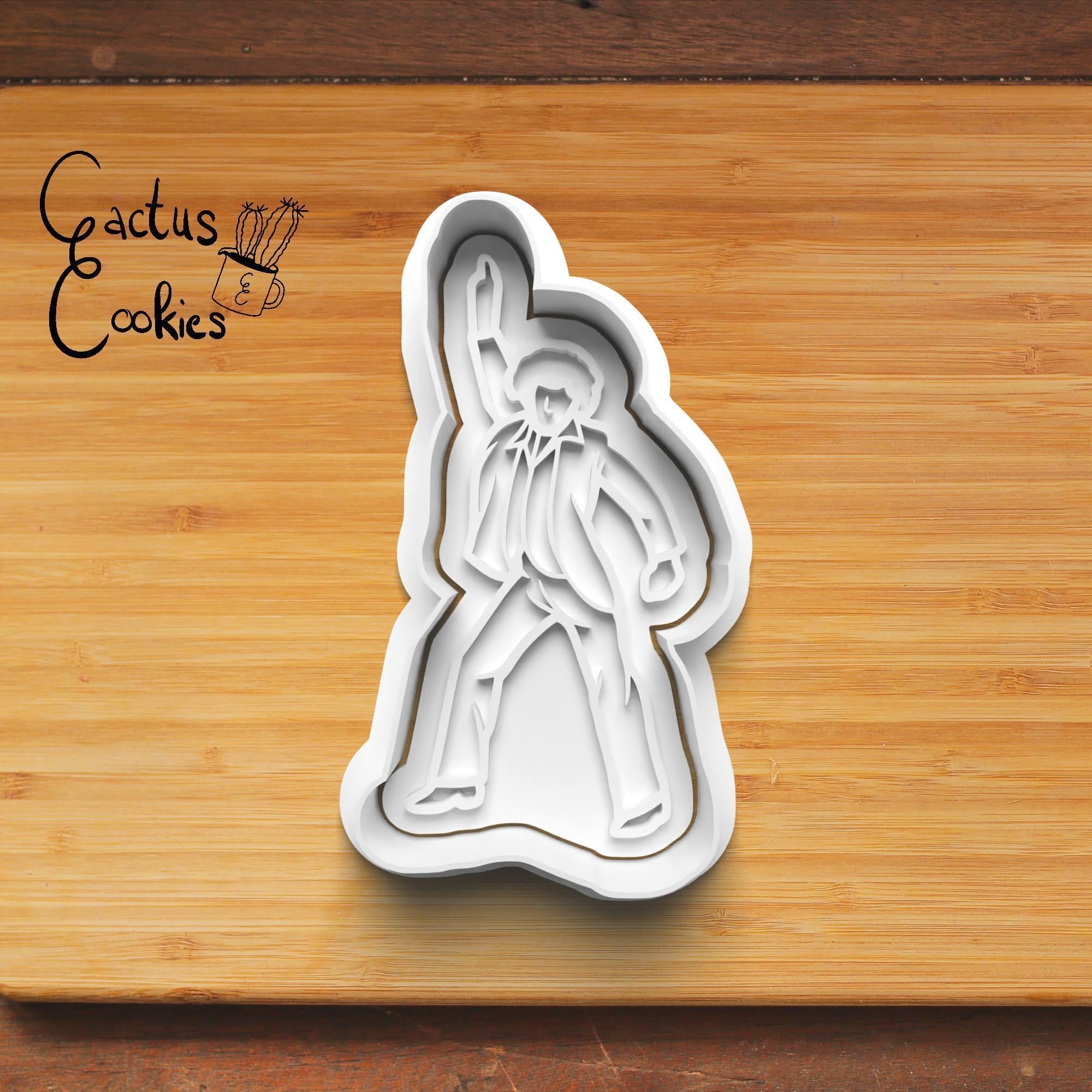 Disco Cookie Cutter Stl File for 3d Printer 0416 3D print model_5