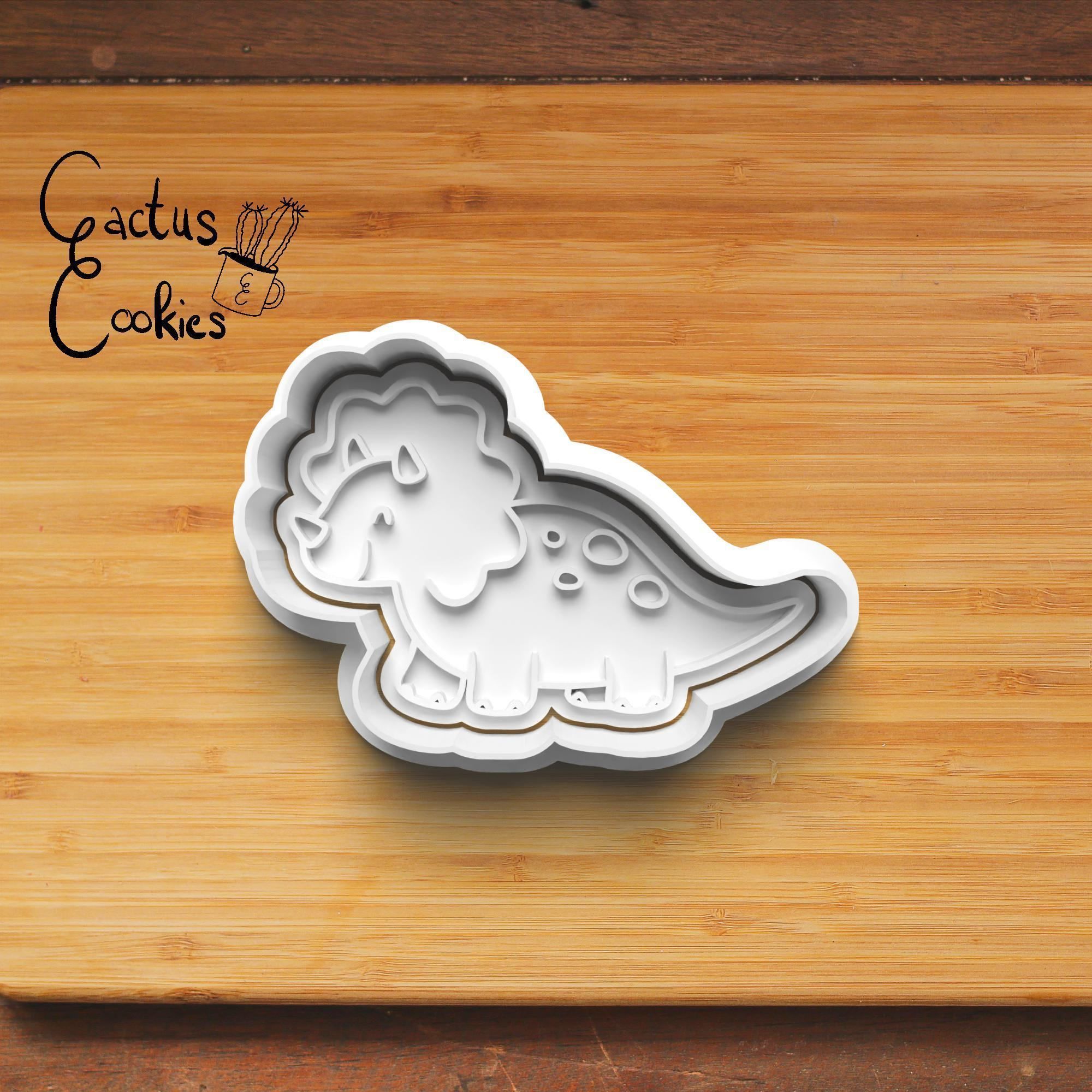 Dinosaurs Cookie Cutter Stl File for 3d Printer 0238 3D print model_2