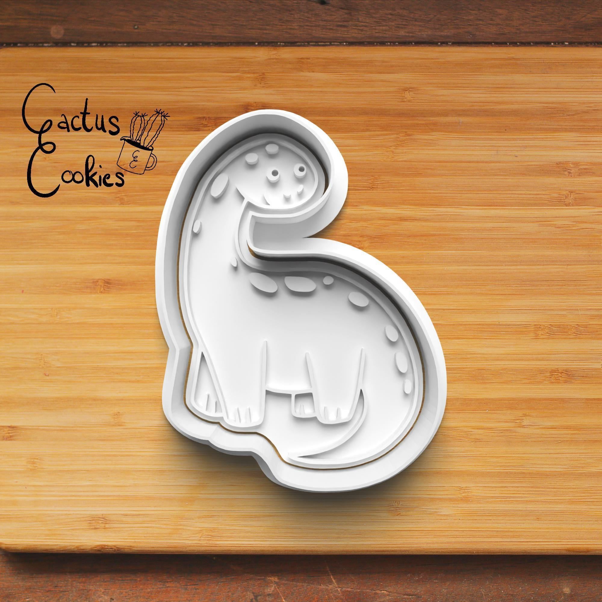 Dino Cookie Cutter Stl File for 3d Printer 0194 3D print model_2