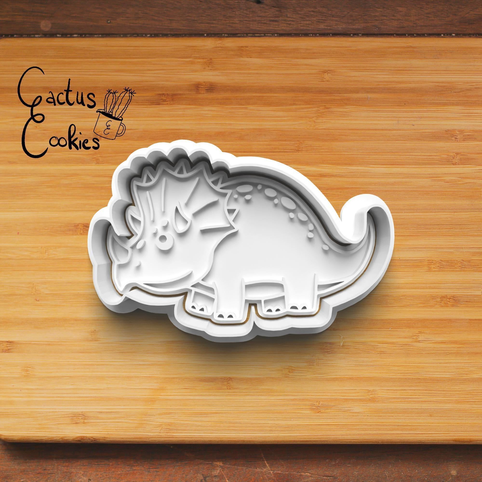 Dino Cookie Cutter Stl File for 3d Printer 0194 3D print model_5
