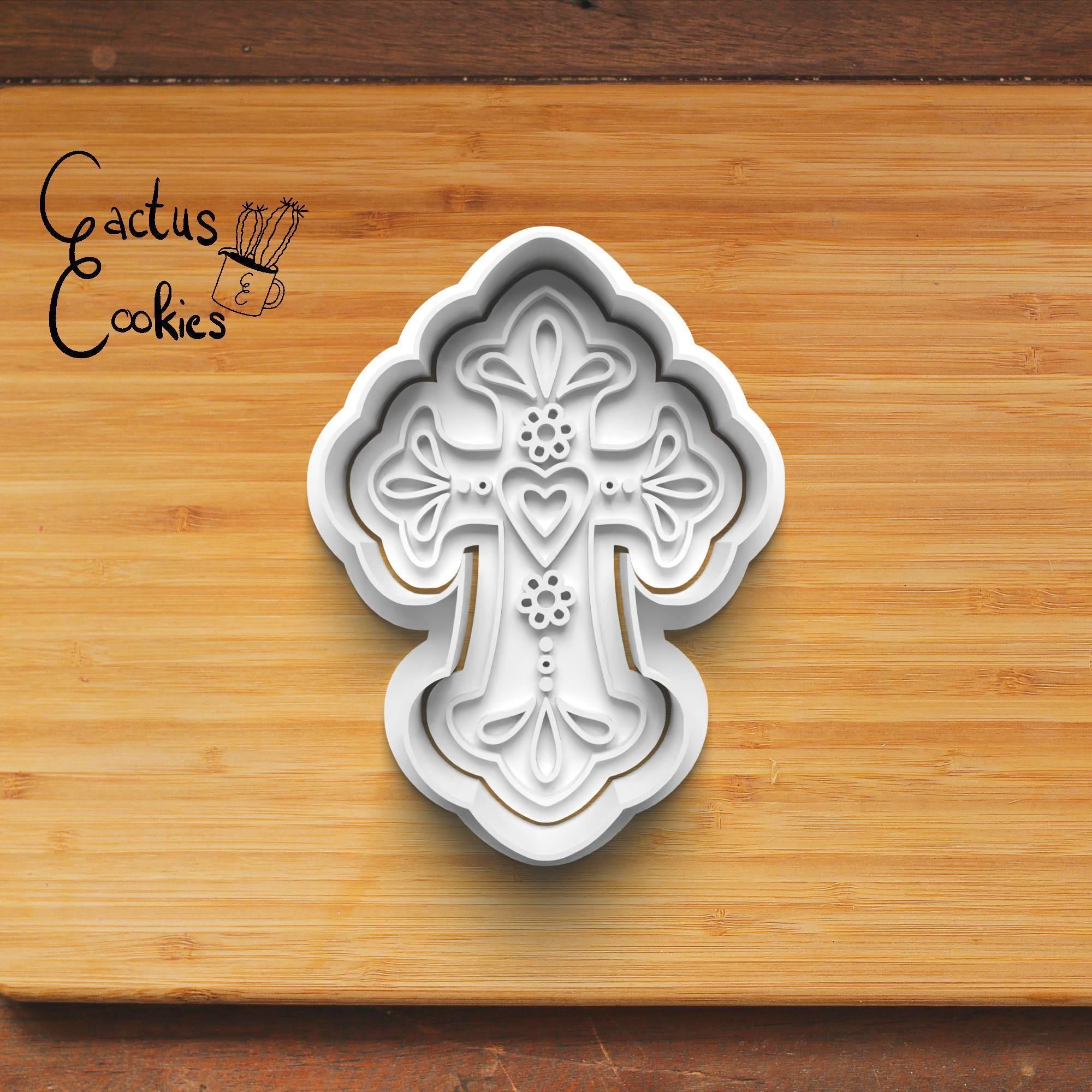 Dia De Muertos Cookie Cutter Stl File for 3d Printer 0336 3D print model_3