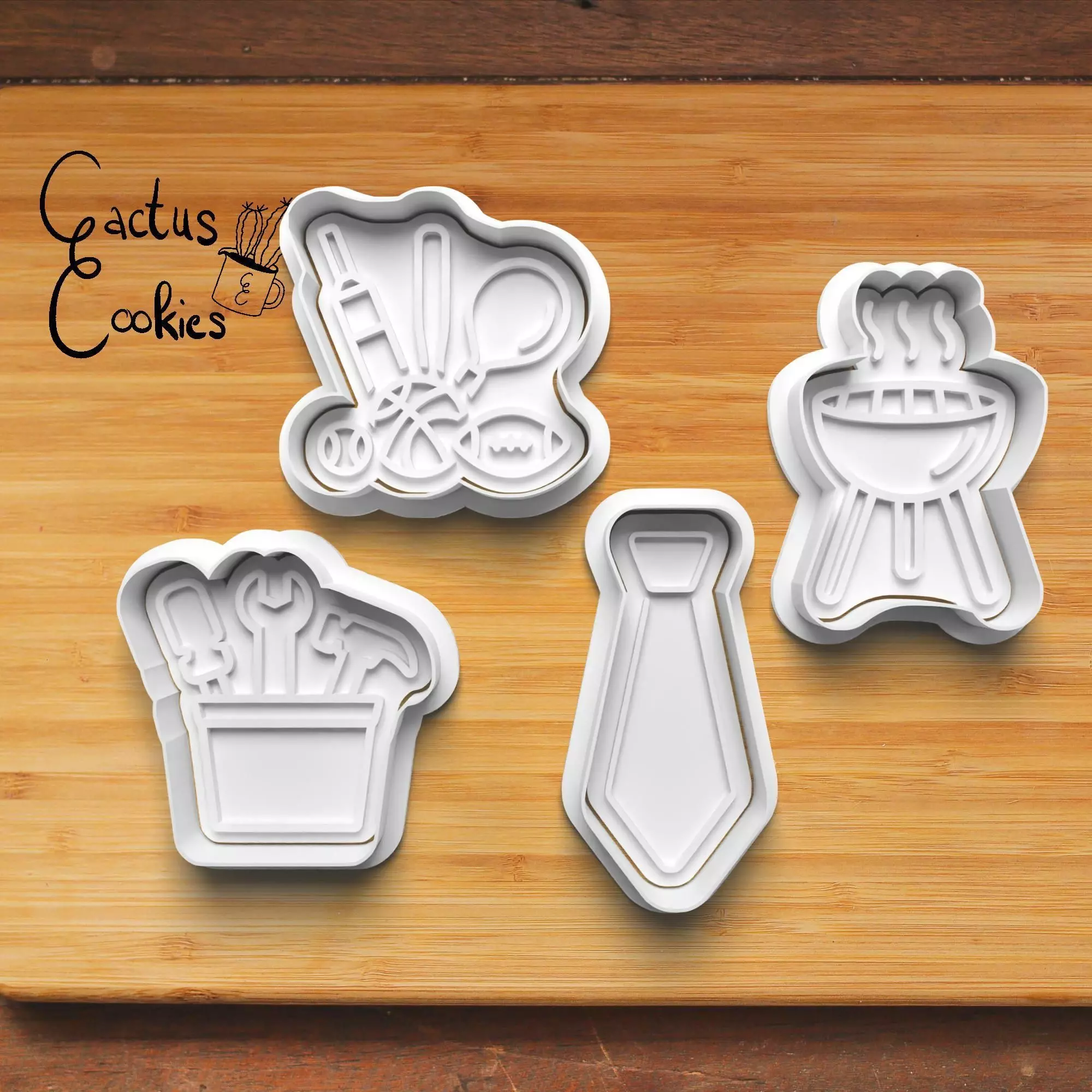 Dad Items Cookie Cutter Stl File for 3d Printer 0361 3D print model_0