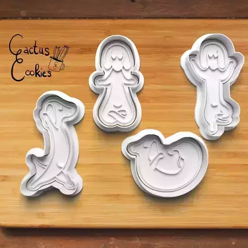 Dachshund Cookie Cutter Stl File for 3d Printer 0262 3D print model