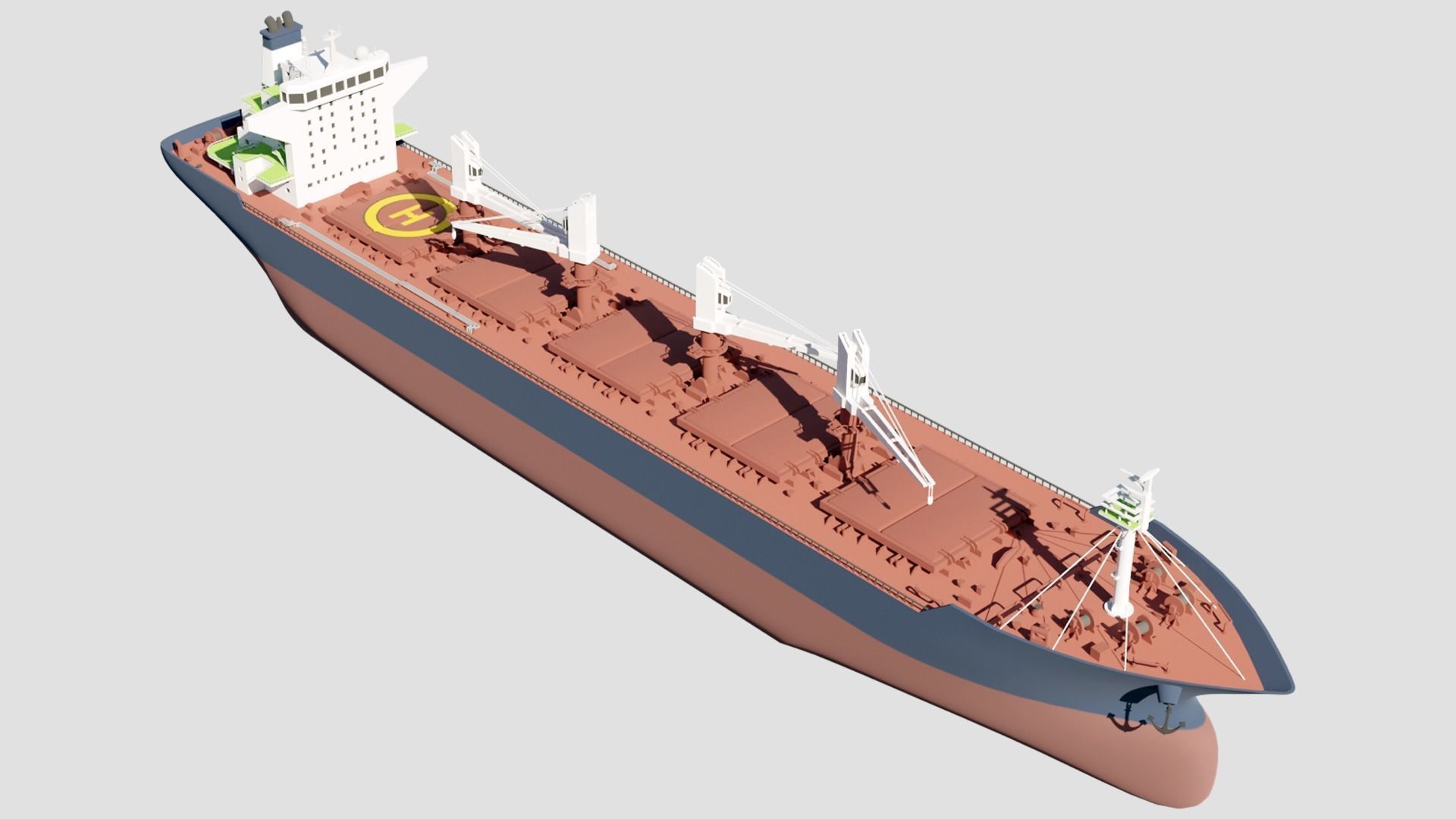 Bulk Ship 3D model_1