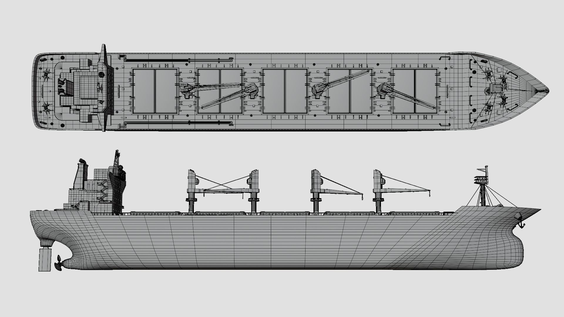 Bulk Ship 3D model_7