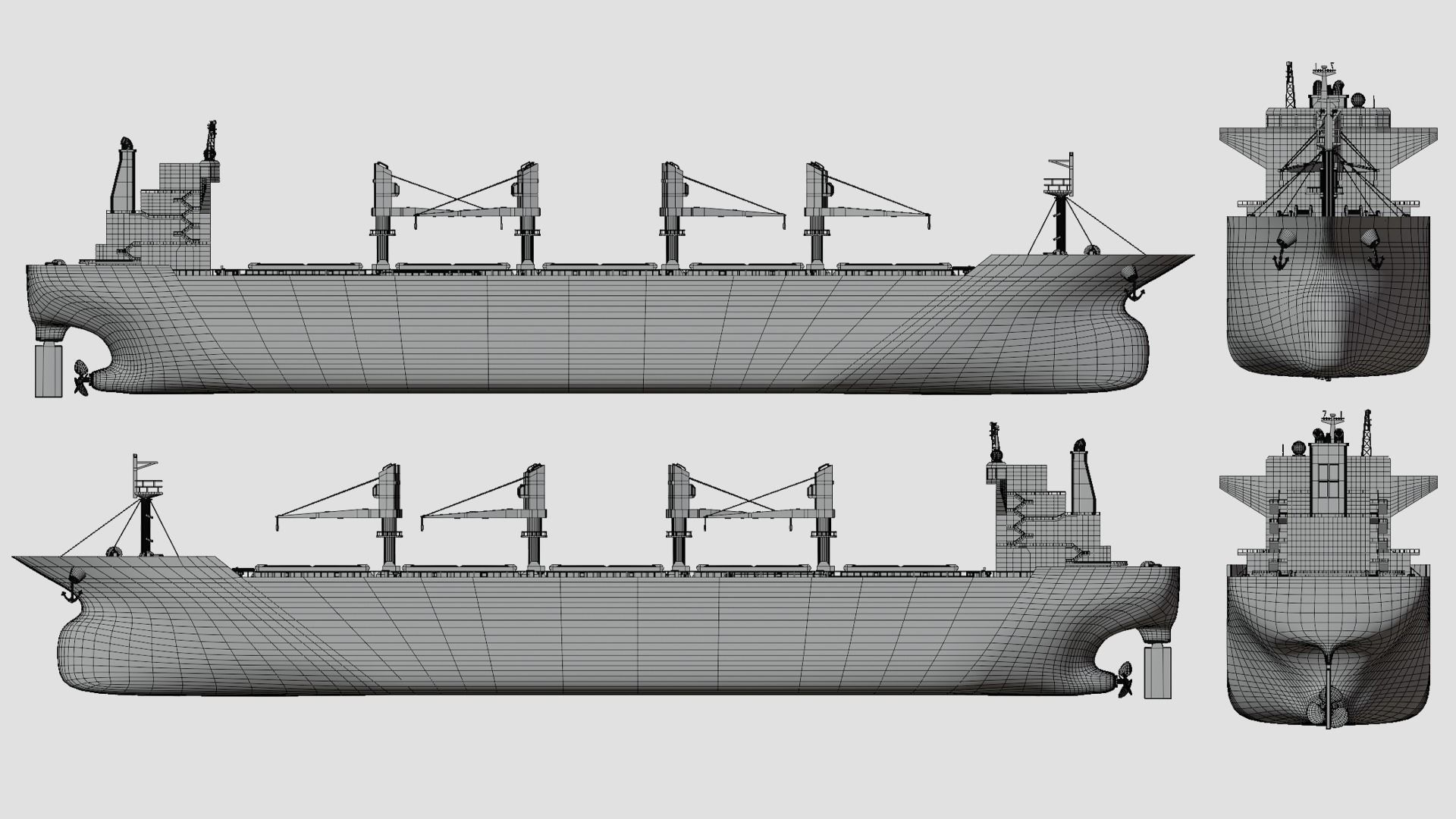 Bulk Ship 3D model_9