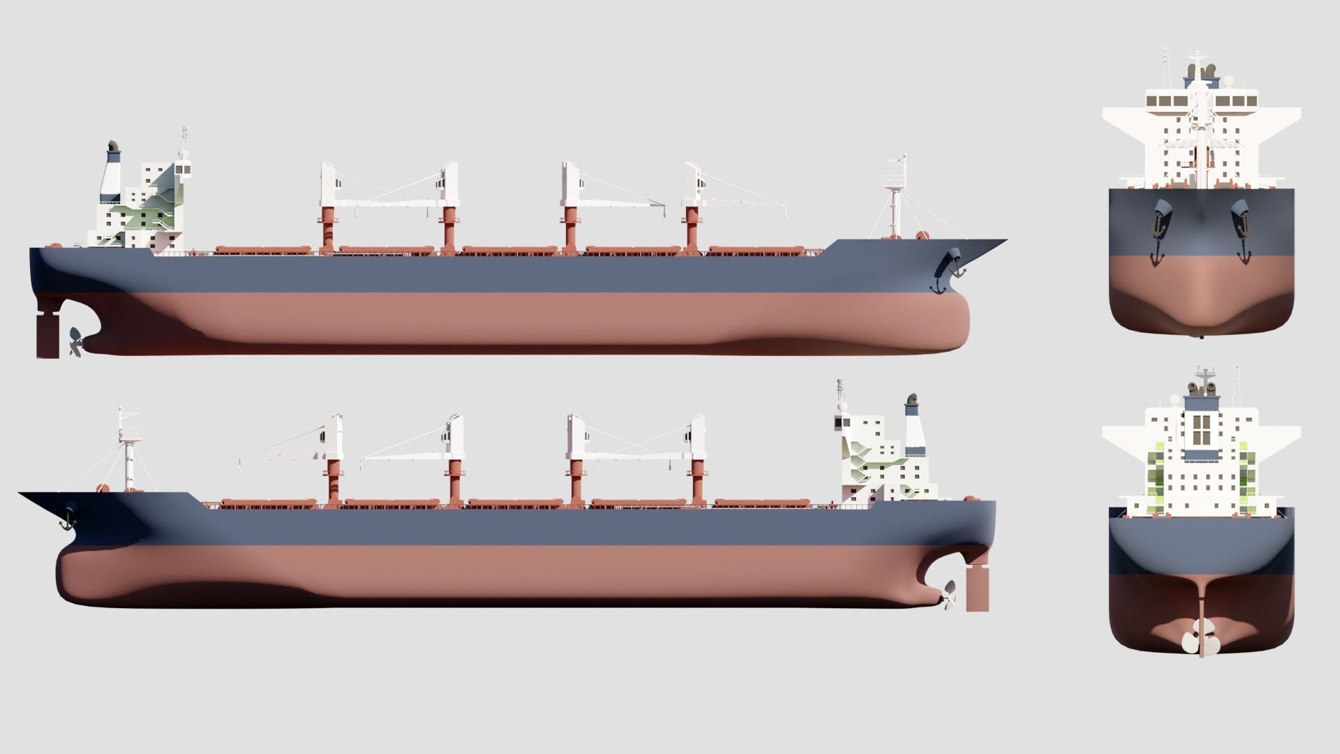 Bulk Ship 3D model_4