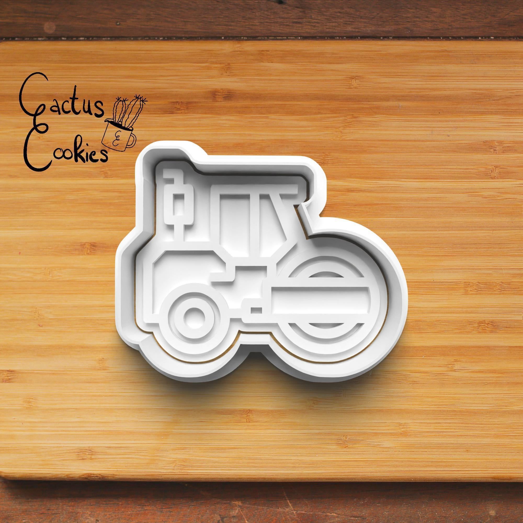 Consruction Vehicles Cookie Cutter Stl File for 3d Printer 0321 3D print model_5