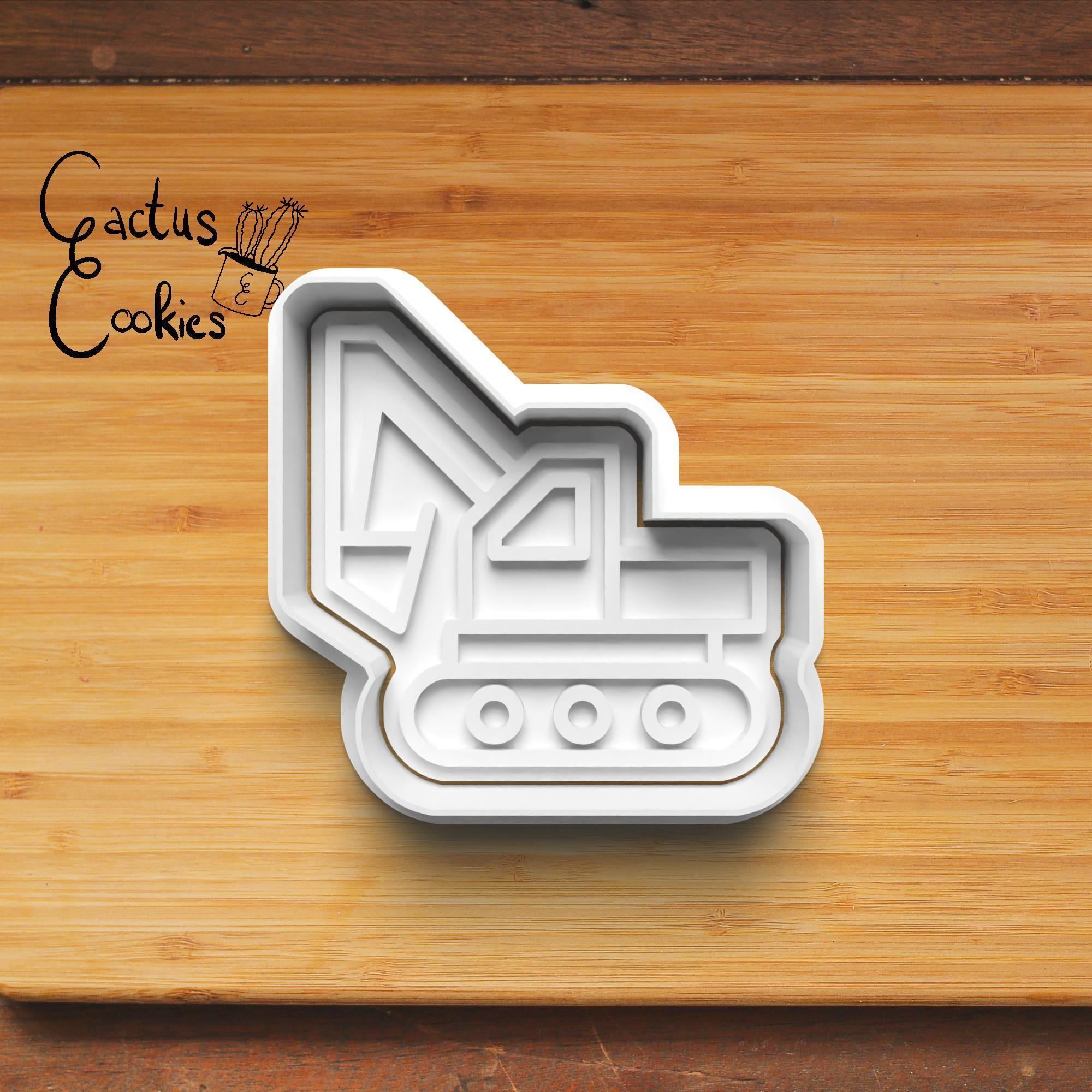 Consruction Vehicles Cookie Cutter Stl File for 3d Printer 0321 3D print model_3