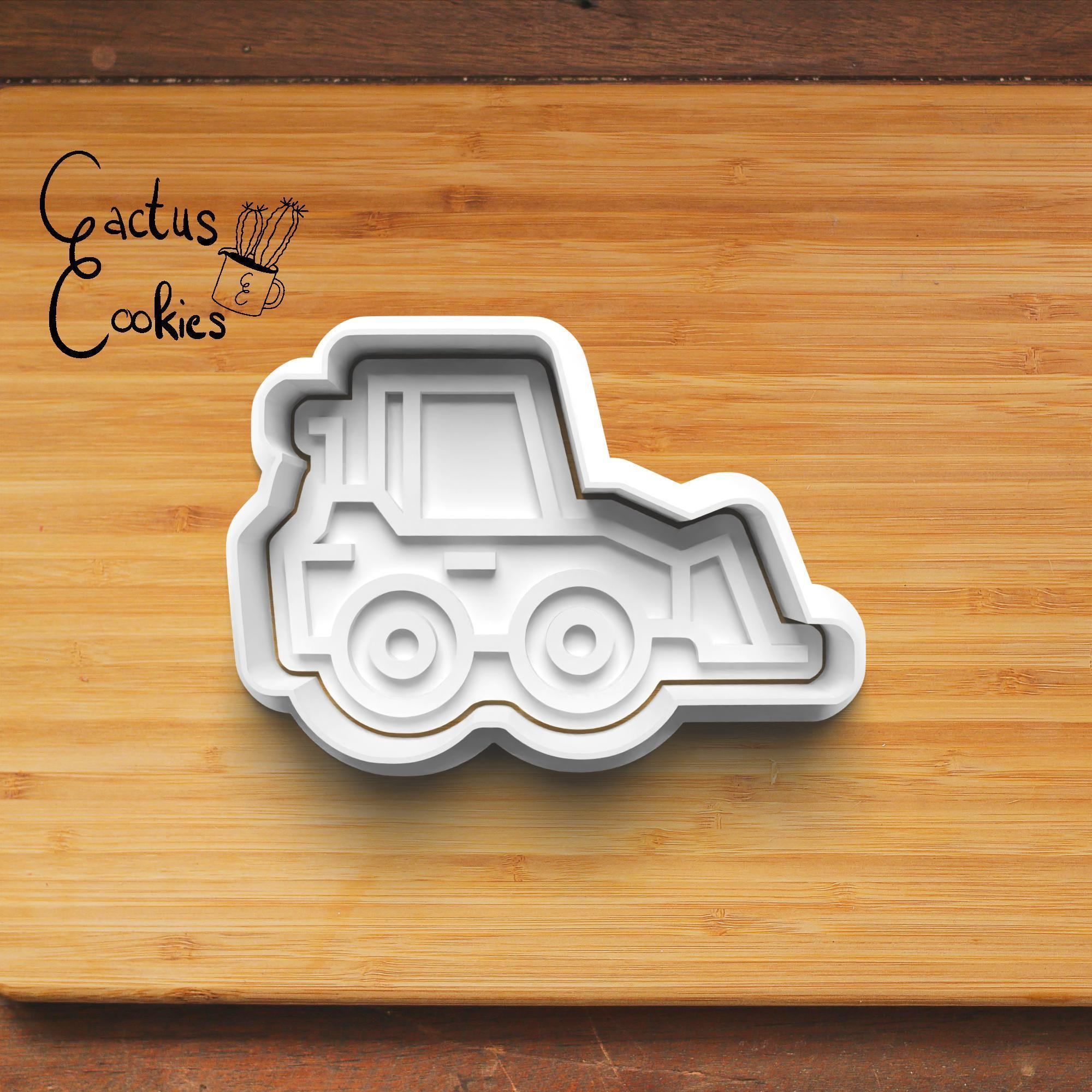 Consruction Vehicles Cookie Cutter Stl File for 3d Printer 0321 3D print model_4
