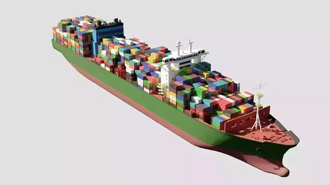 Containers Ship 3D model