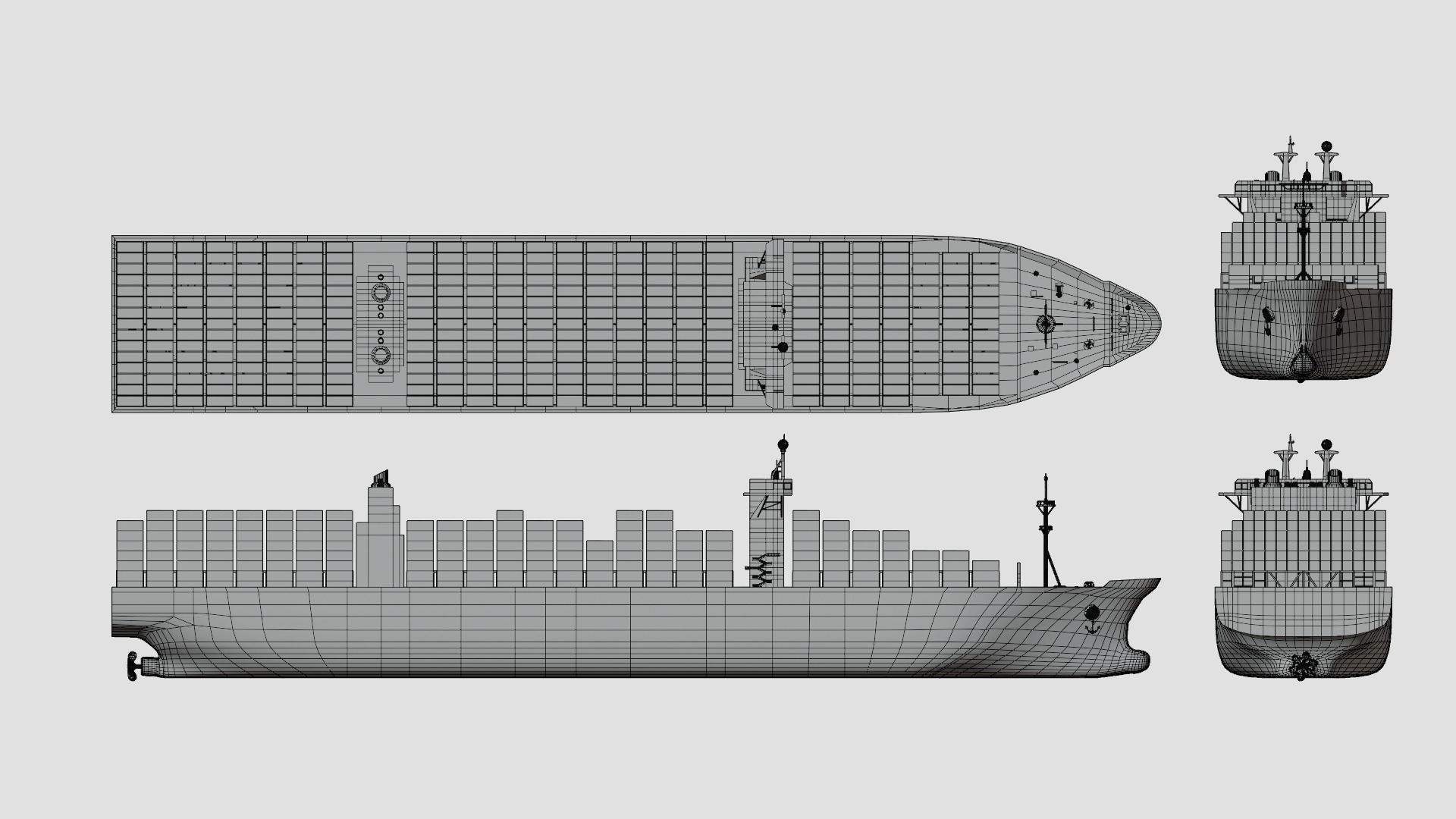 Containers Ship 3D model_6