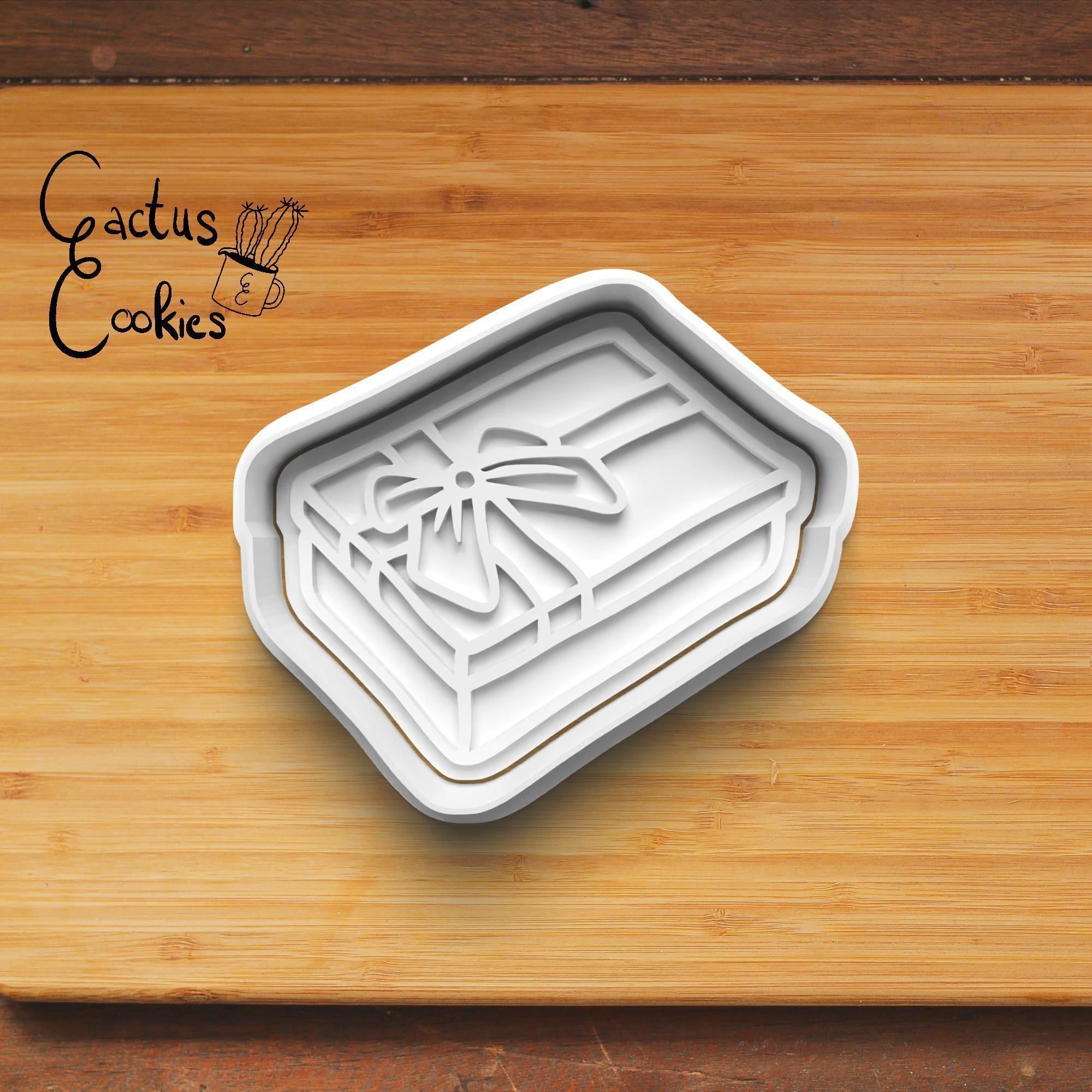 Christmas Present Cookie Cutter Stl File for 3d Printer 0175 3D print model_3