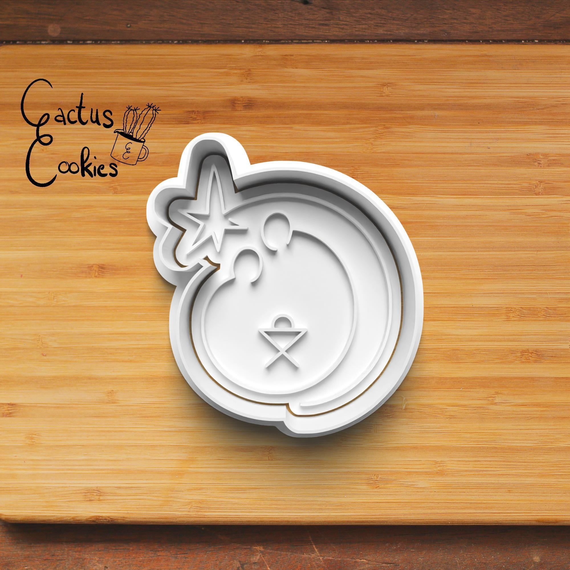 Christmas Nativity Cookie Cutter Stl File for 3d Printer 0486 3D print model_4