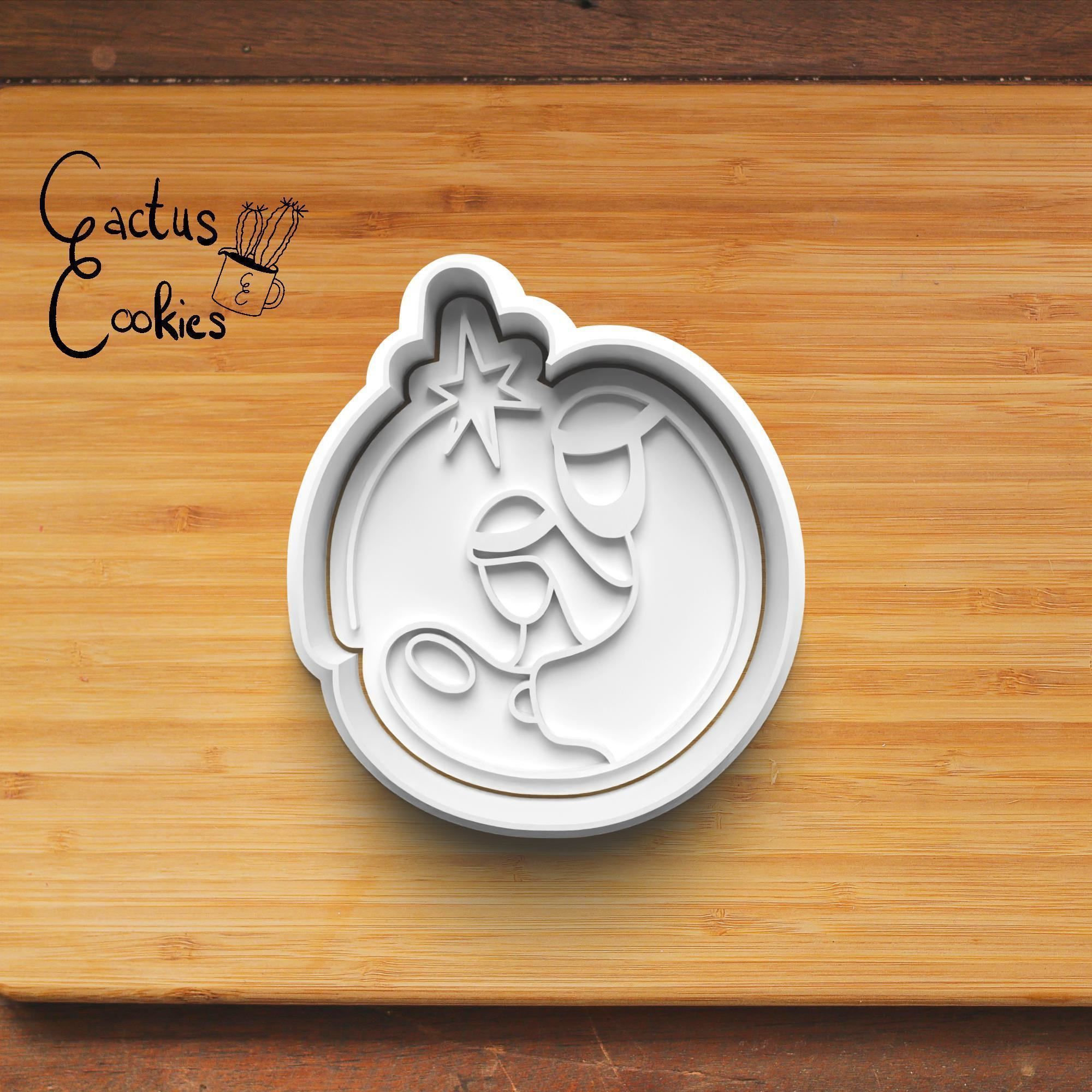 Christmas Nativity Cookie Cutter Stl File for 3d Printer 0486 3D print model_2