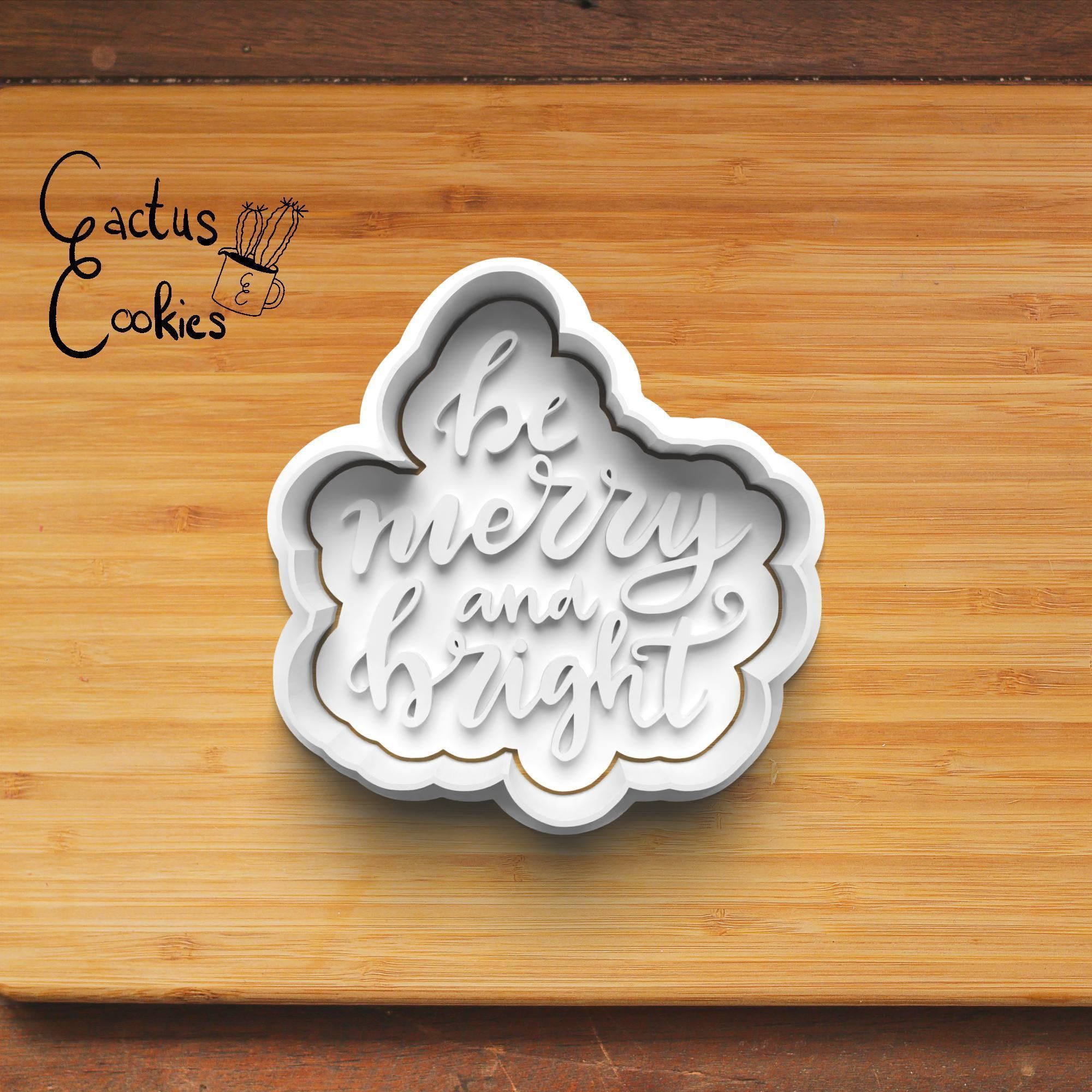 Christmas Lettering Cookie Cutter Stl File for 3d Printer 0495 3D print model_5