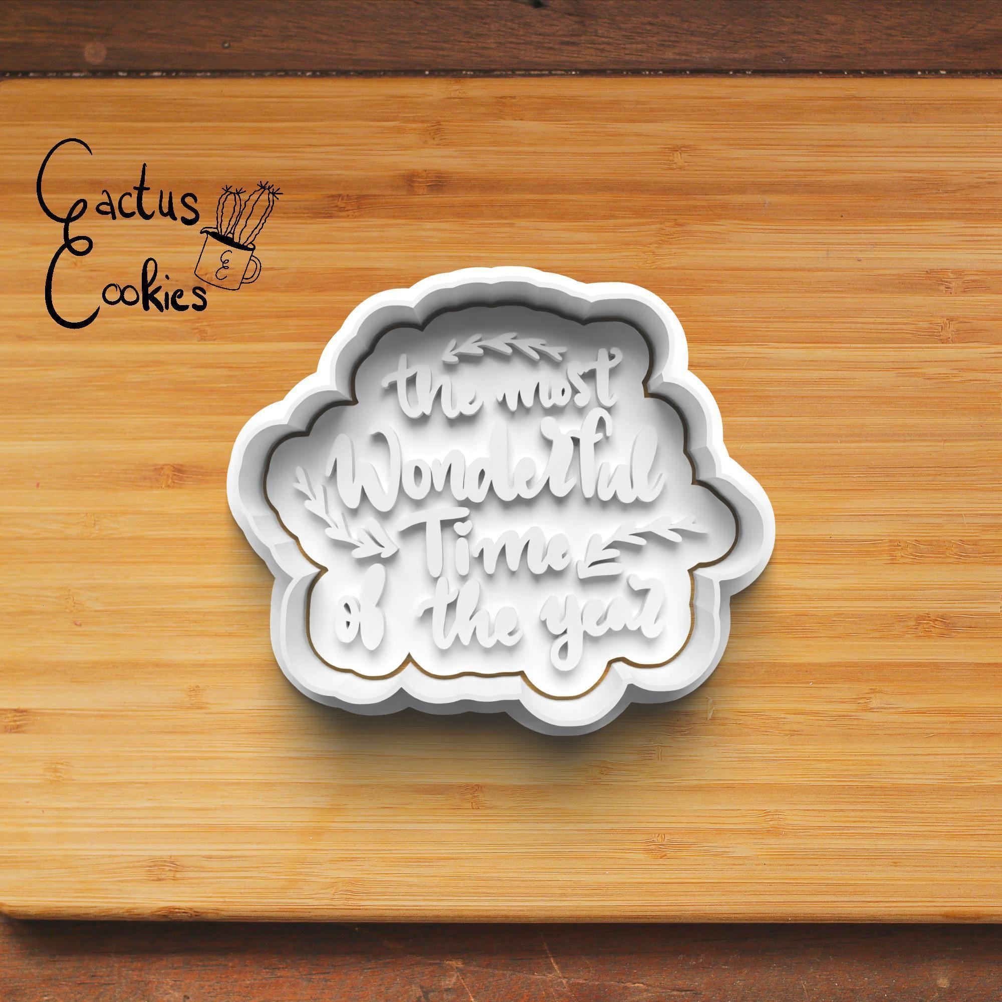 Christmas Lettering Cookie Cutter Stl File for 3d Printer 0495 3D print model_2