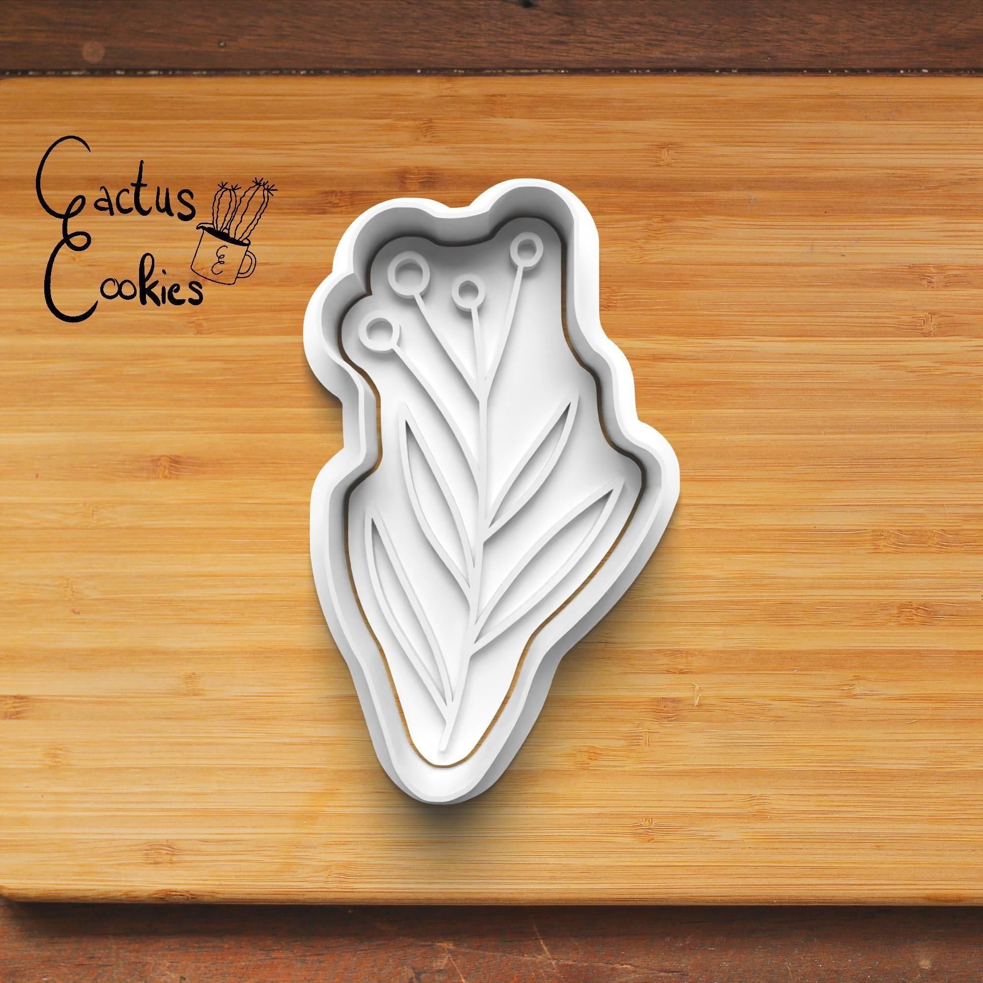 Flower Cookie Cutter Stl File for 3d Printer 0459-22 3D print model_3