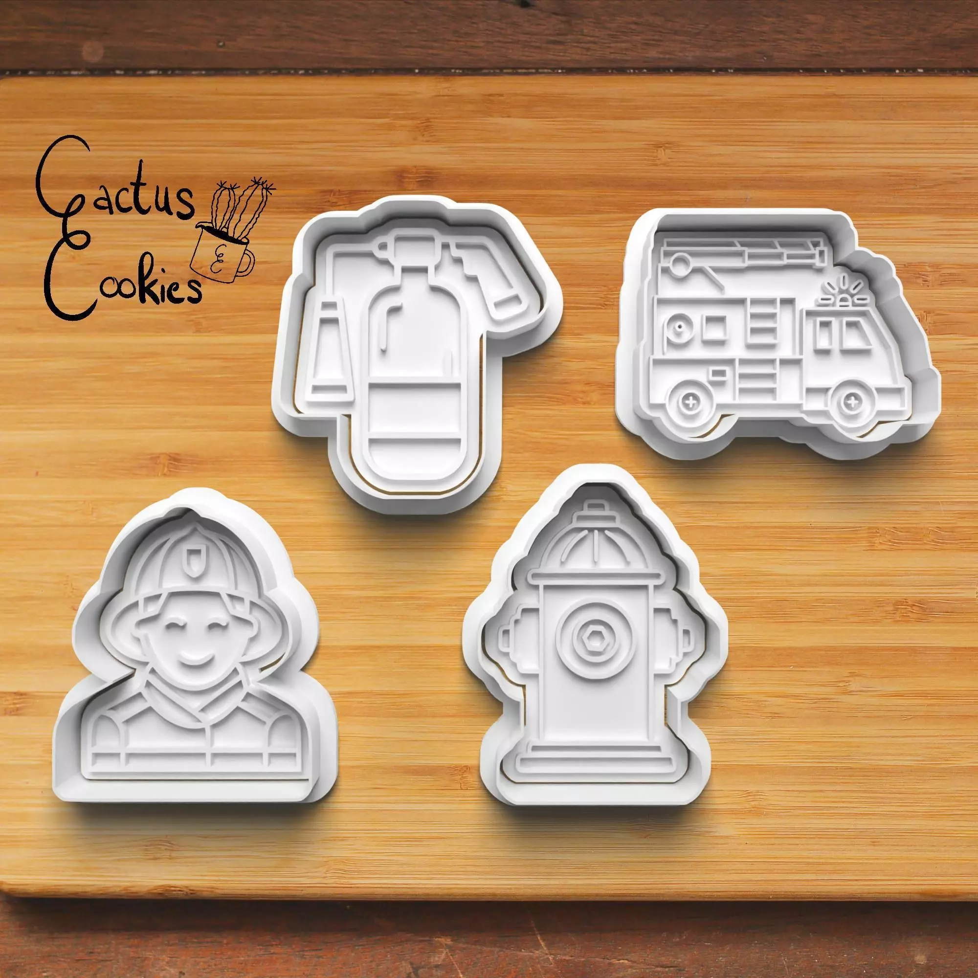 Fire Department Cookie Cutter Stl File for 3d Printer 0306 3D print model_0