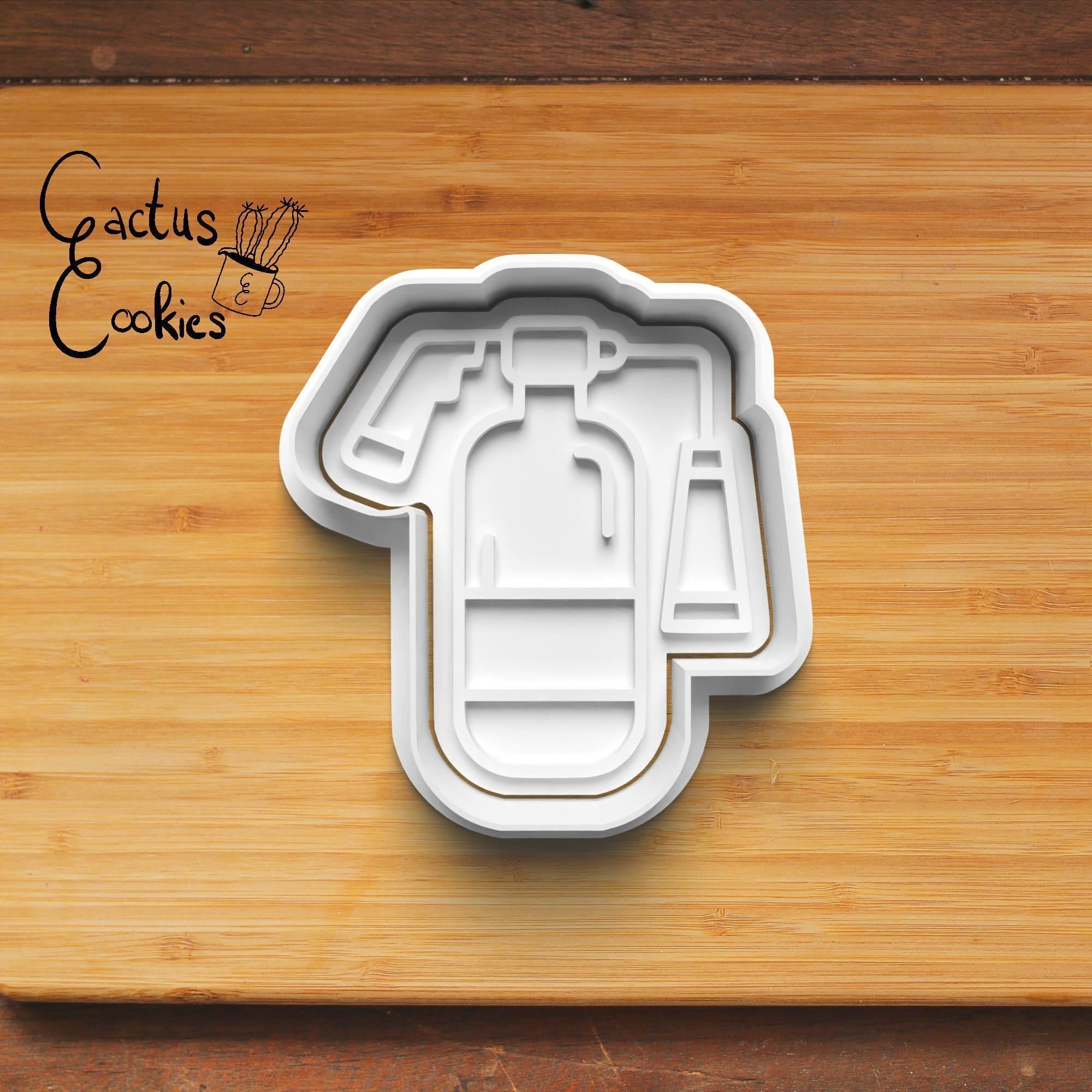 Fire Department Cookie Cutter Stl File for 3d Printer 0306 3D print model_3