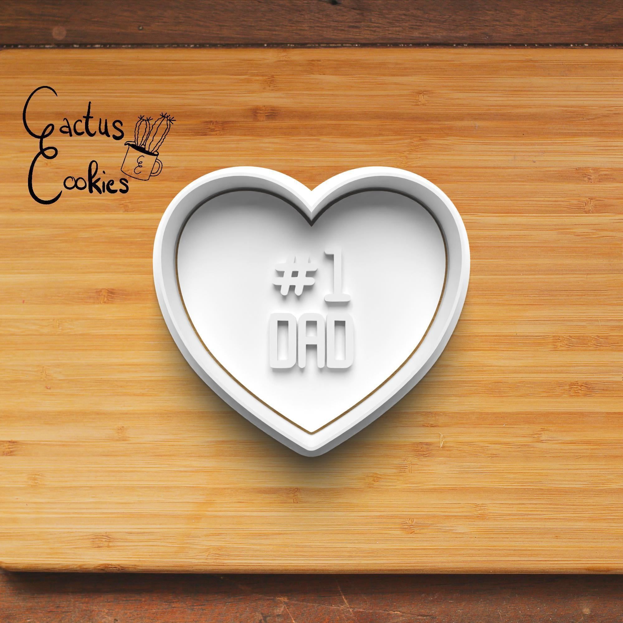 Fathers Day Cookie Cutter Stl File for 3d Printer 0360 3D print model_4