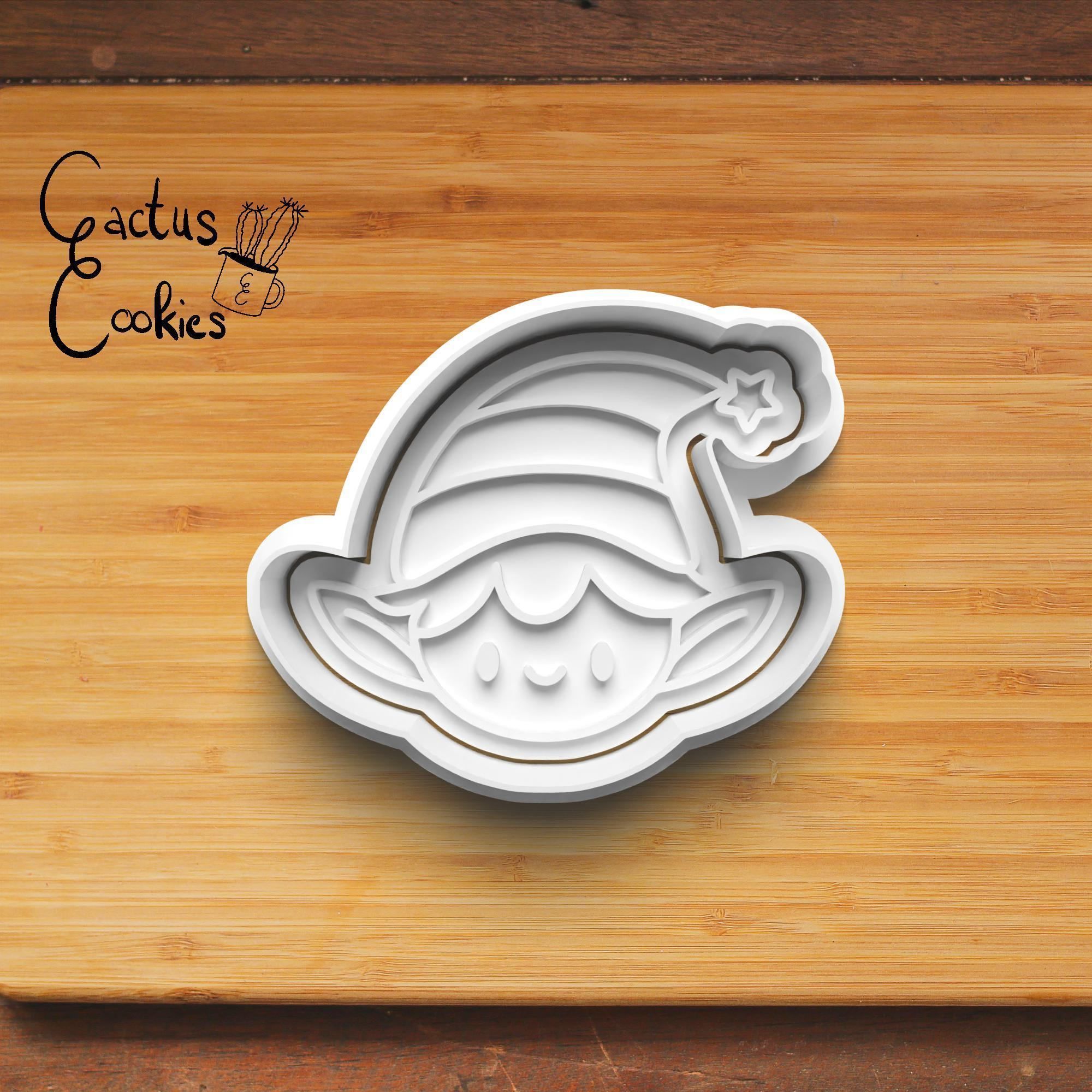 Elf Cookie Cutter Stl File for 3d Printer 0497 3D print model_3