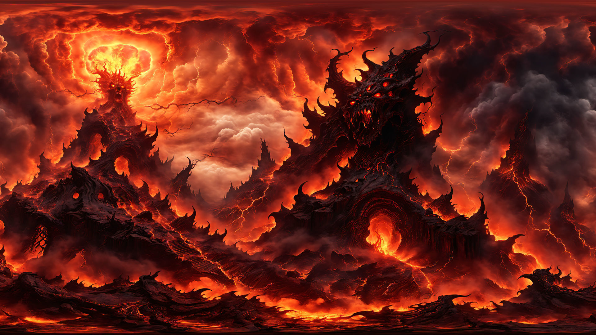 HDRI Horror Location Panoramas Low-poly 3D model_2