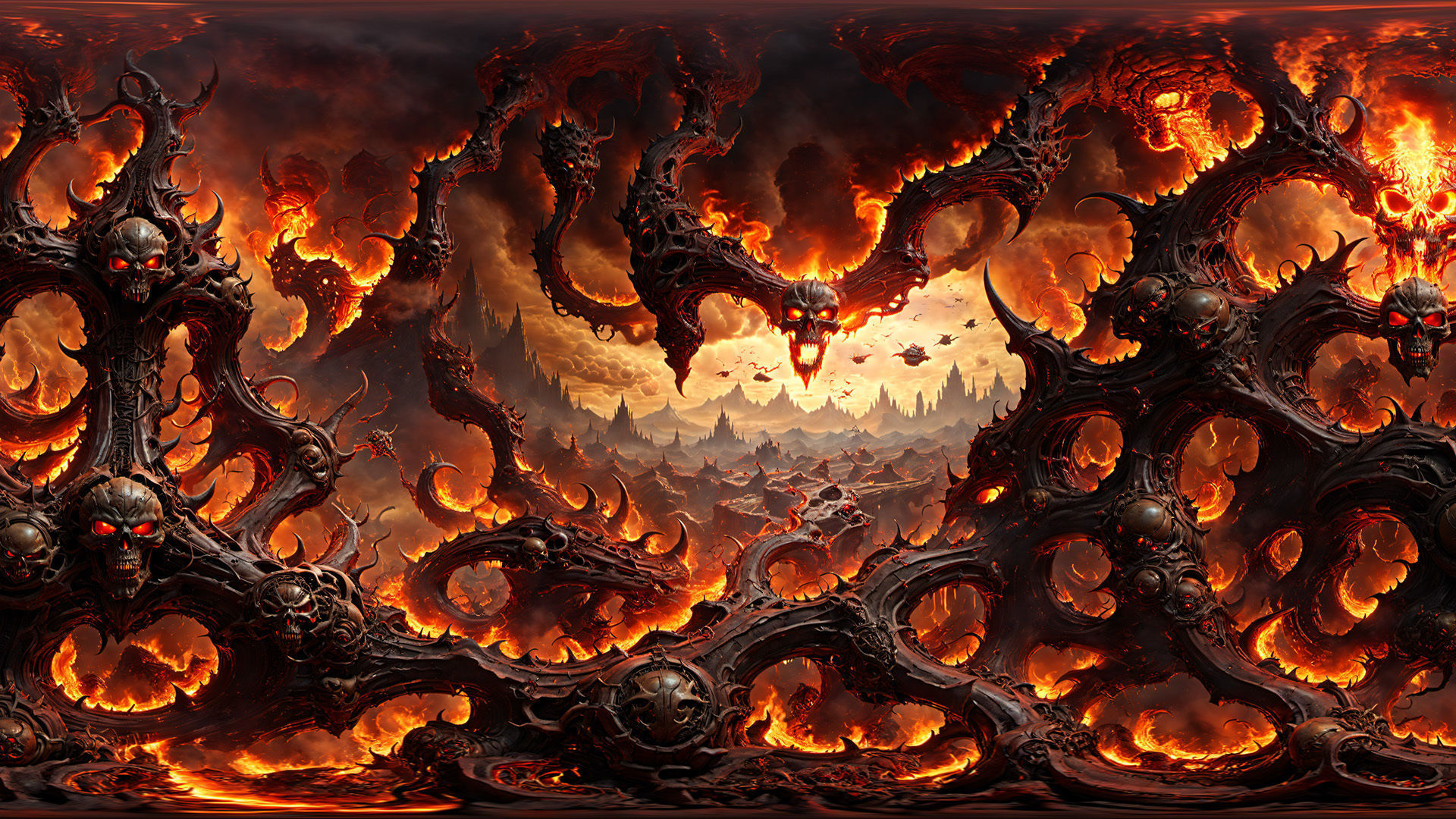 HDRI Horror Location Panoramas Low-poly 3D model_8