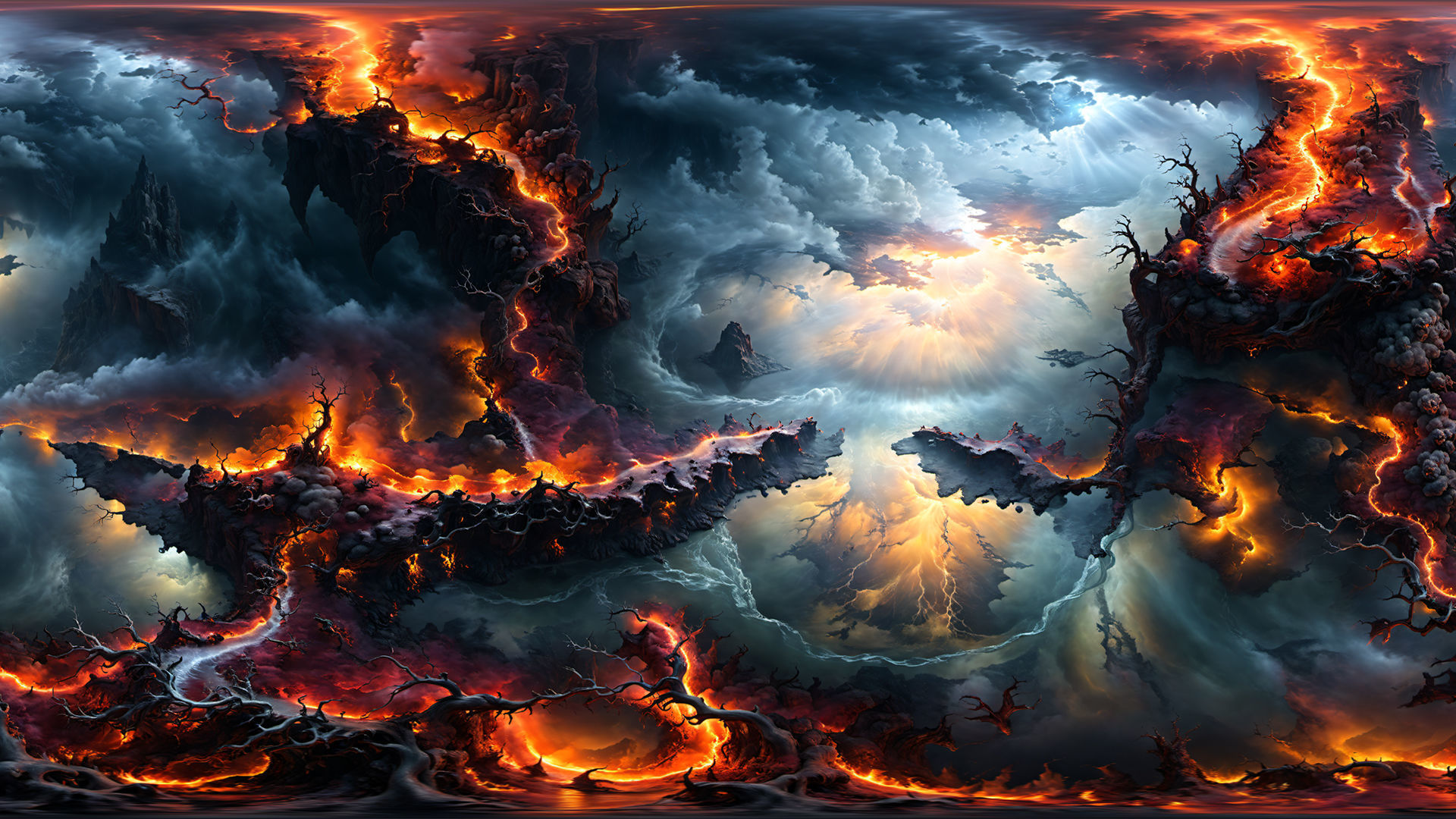 HDRI Horror Location Panoramas Low-poly 3D model_7