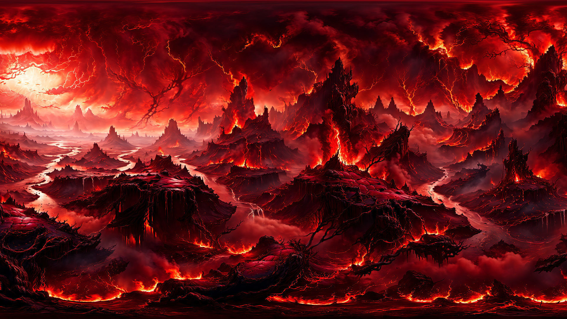 HDRI Horror Location Panoramas Low-poly 3D model_5