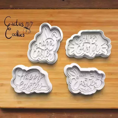 Easter Cookie Cutter Stl File for 3d Printer 0291 3D print model Easter Cookie Cutter Stl File for 3d Printer 0291 3D print model