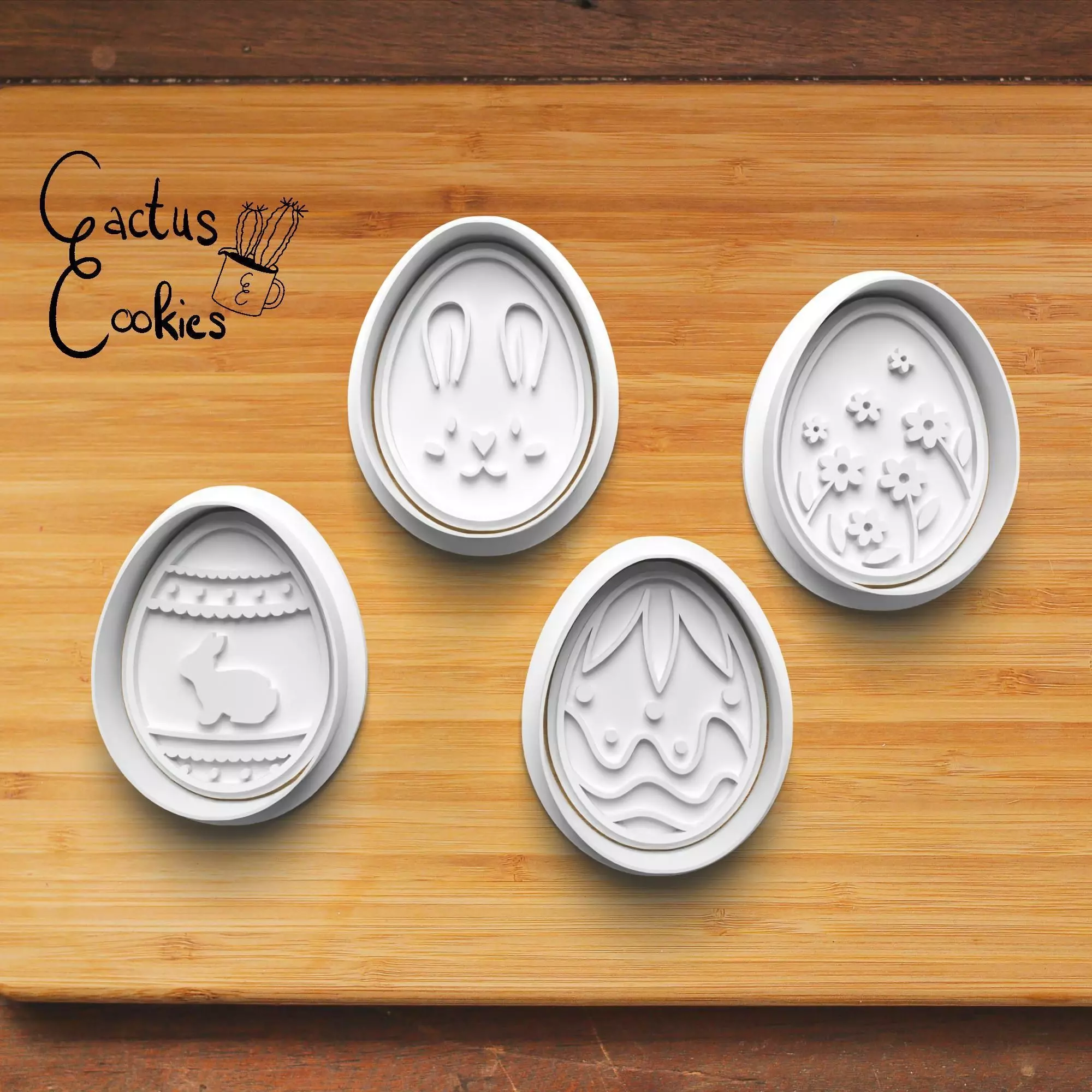 Easter Cookie Cutter Stl File for 3d Printer 0290 3D print model_0