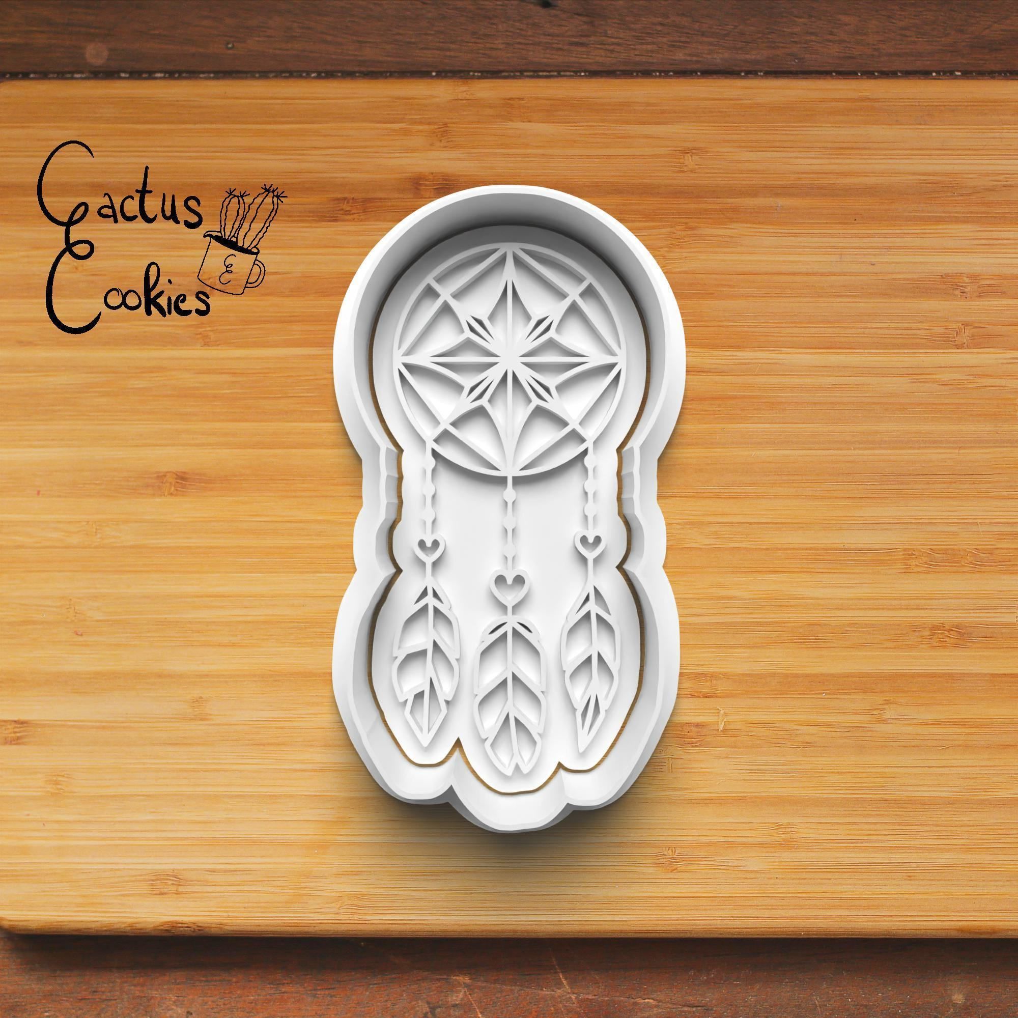 Dreamcatcher Cookie Cutter Stl File for 3d Printer 0383 3D print model_4