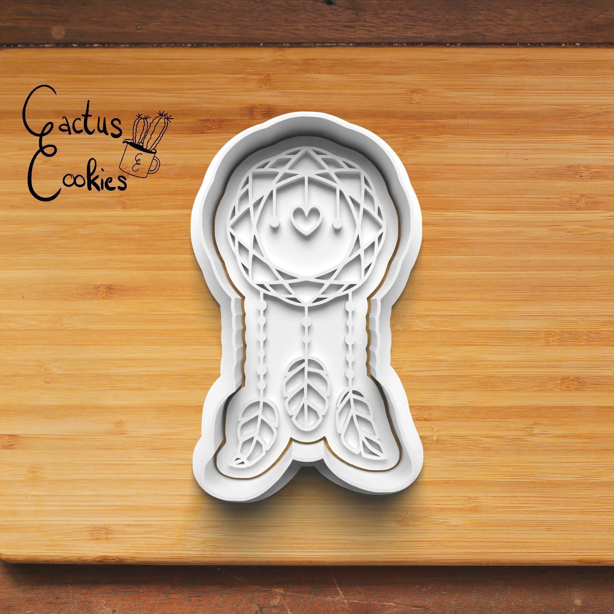 Dreamcatcher Cookie Cutter Stl File for 3d Printer 0383 3D print model_5