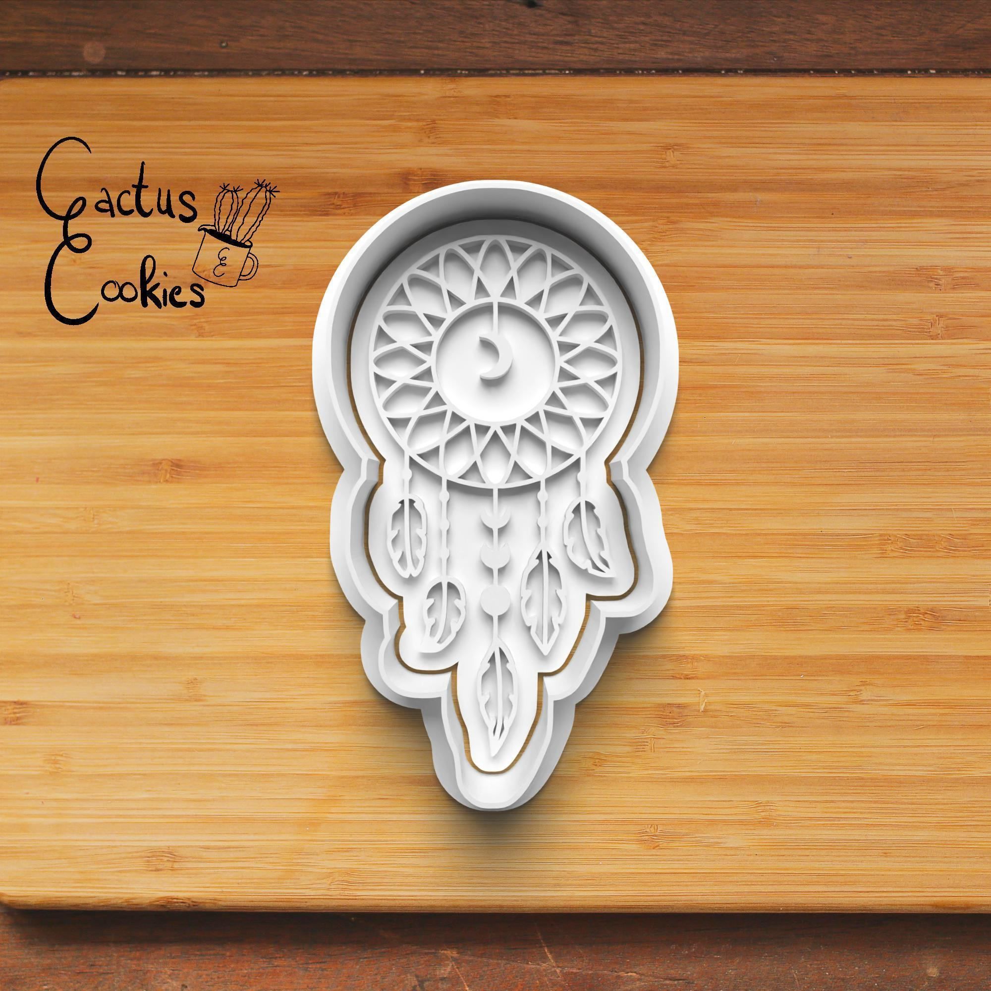 Dreamcatcher Cookie Cutter Stl File for 3d Printer 0383 3D print model_2