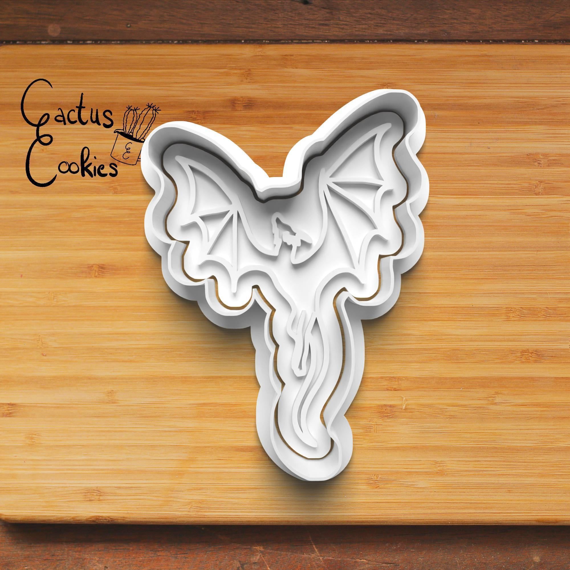 Dragons Cookie Cutter Stl File for 3d Printer 0413 3D print model_2