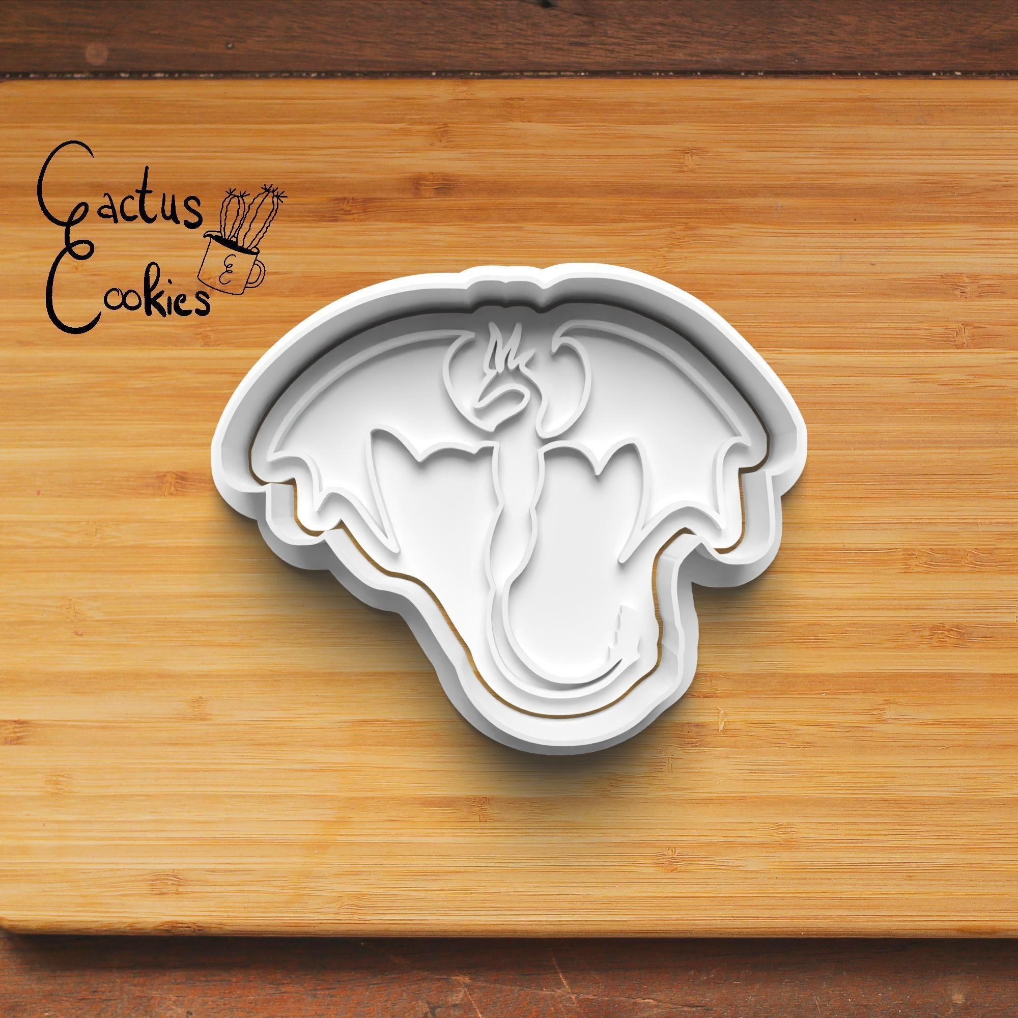 Dragons Cookie Cutter Stl File for 3d Printer 0413 3D print model_3