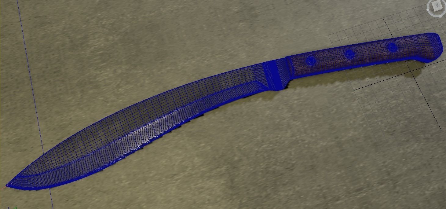 Machete  Free 3D model_2