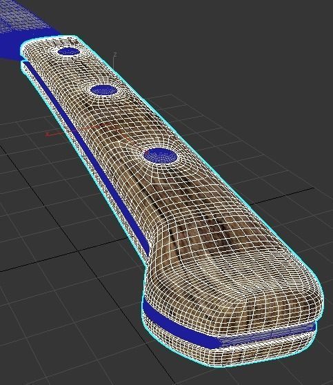 Machete  Free 3D model_3