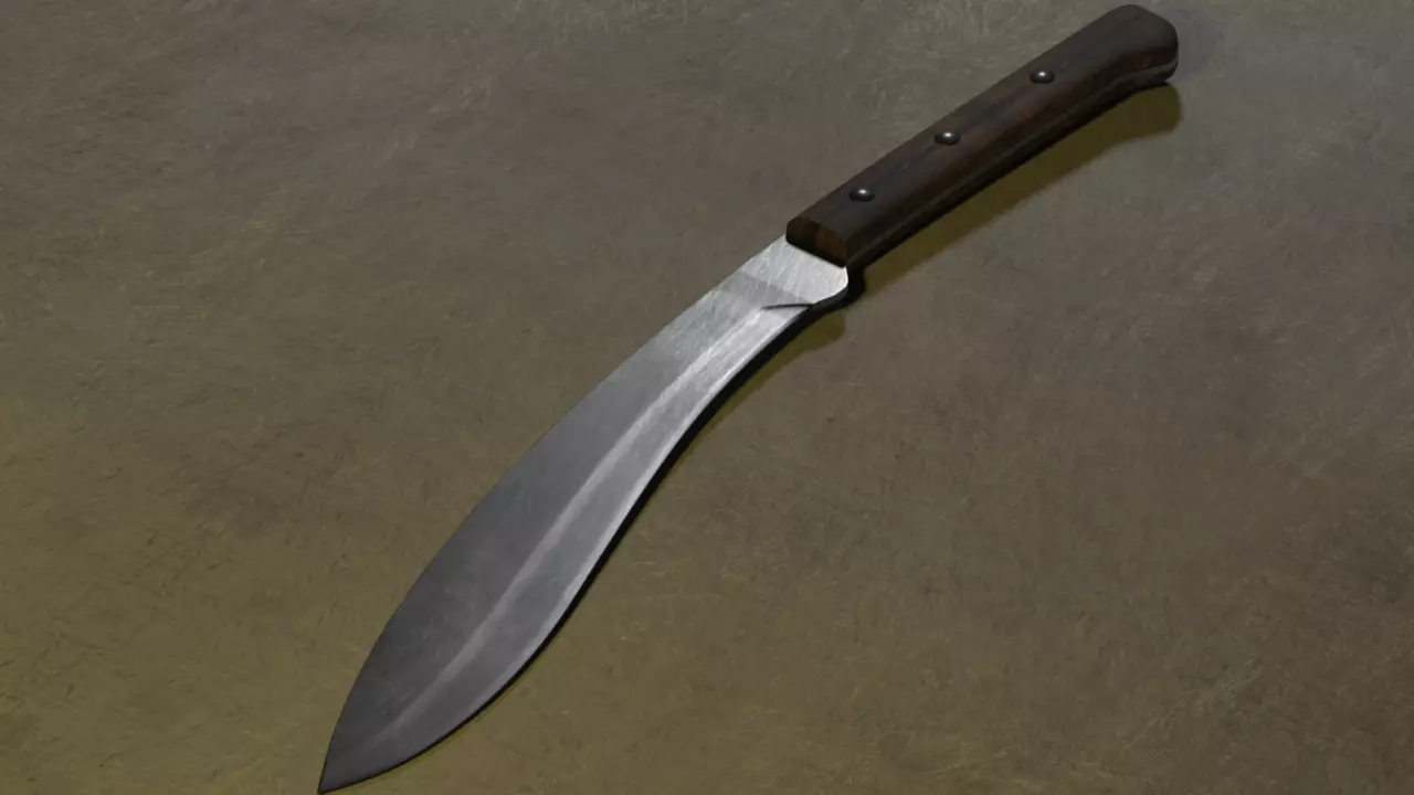 Machete  Free 3D model_0