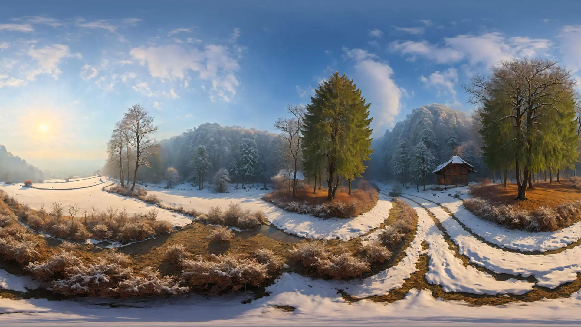 HDRI Next Level Forest Vol 2 Low-poly 3D model