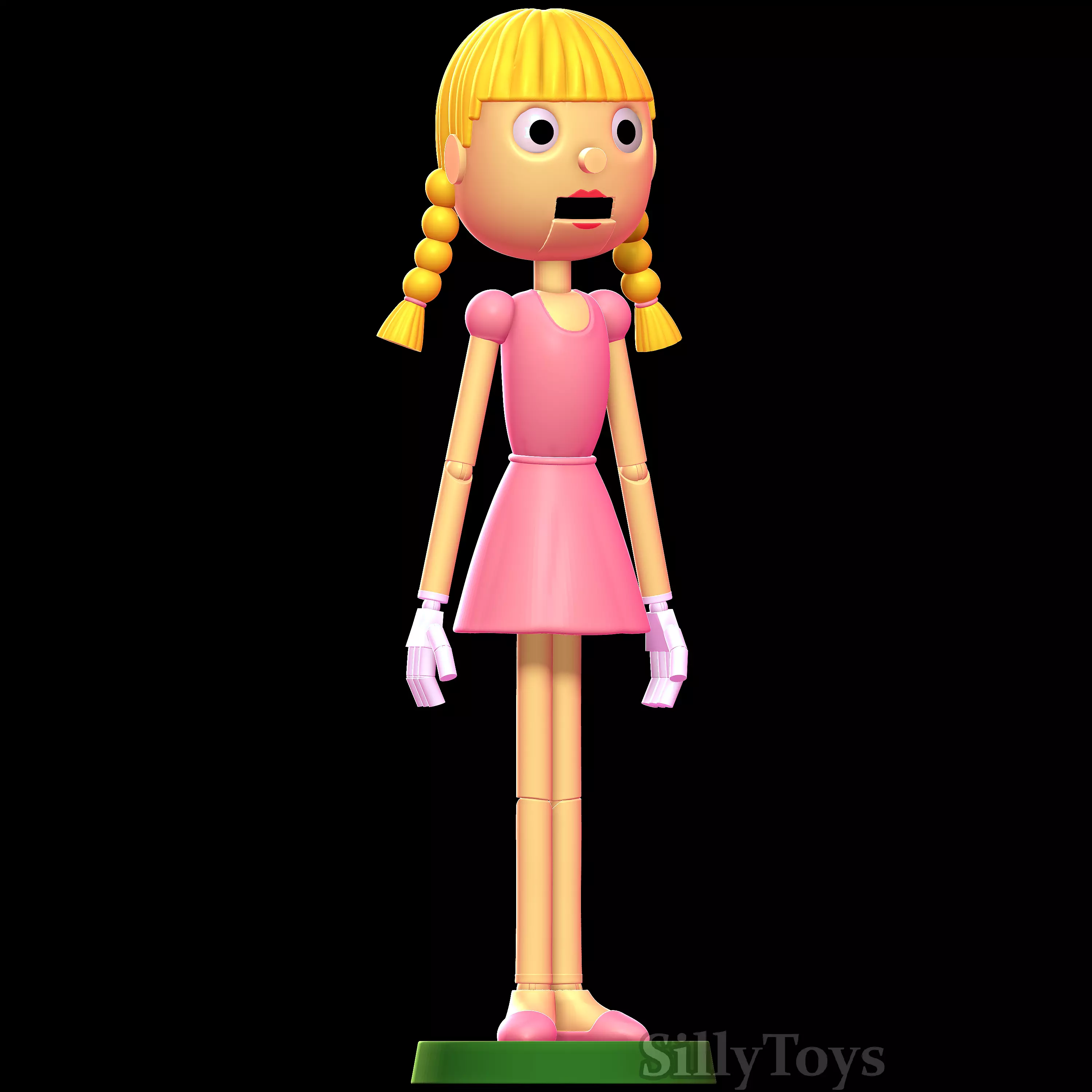 Pinocchio Girl - Shrek 3D print model