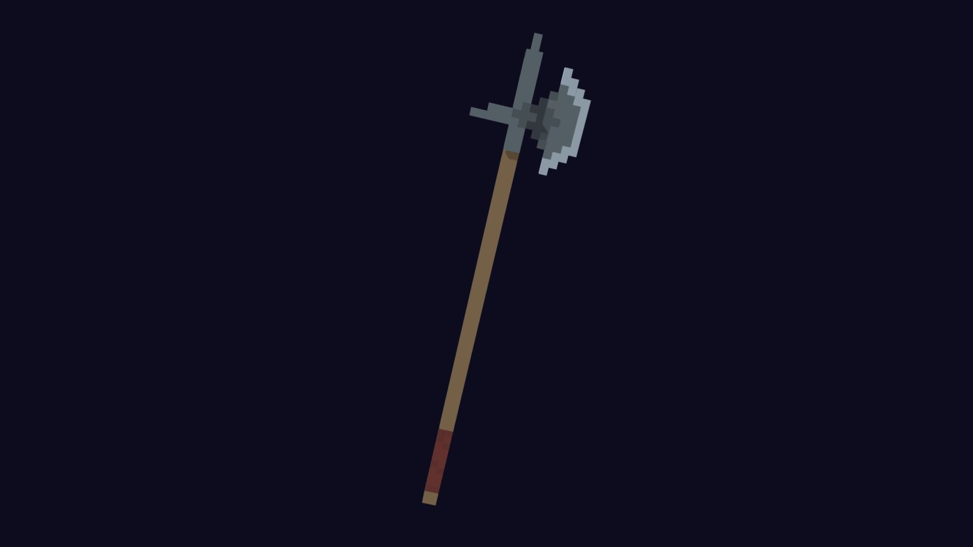 Voxel Weapons Pack - 3D Lowpoly Game Assets Low-poly 3D model_14