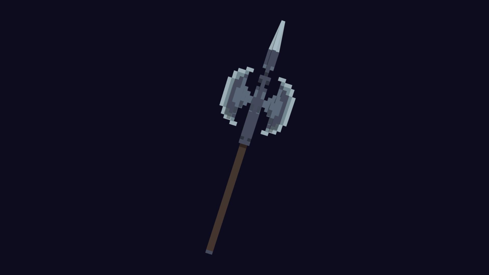 Voxel Weapons Pack - 3D Lowpoly Game Assets Low-poly 3D model_13