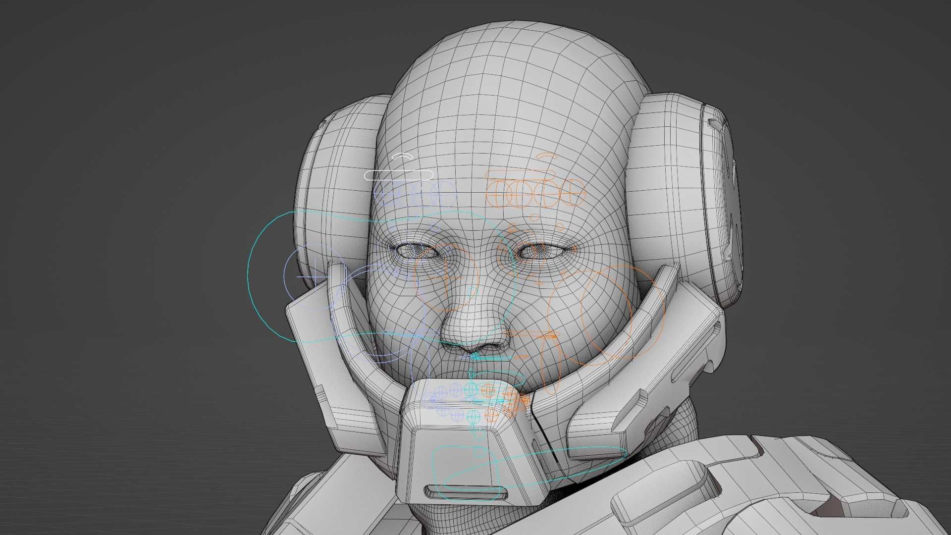 CYBER COP DC-100 Rigged for Unreal Engine - Unity - MIXAMO 3D model_38